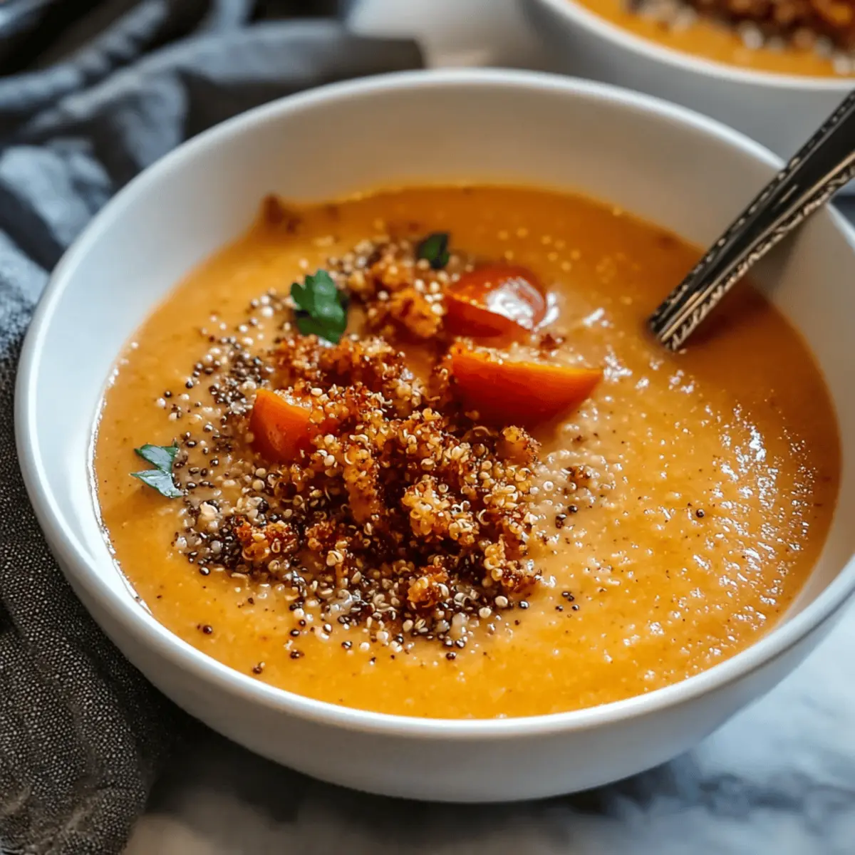 Hearty Roasted Garlic Cauliflower And Tomato Soup Recipe