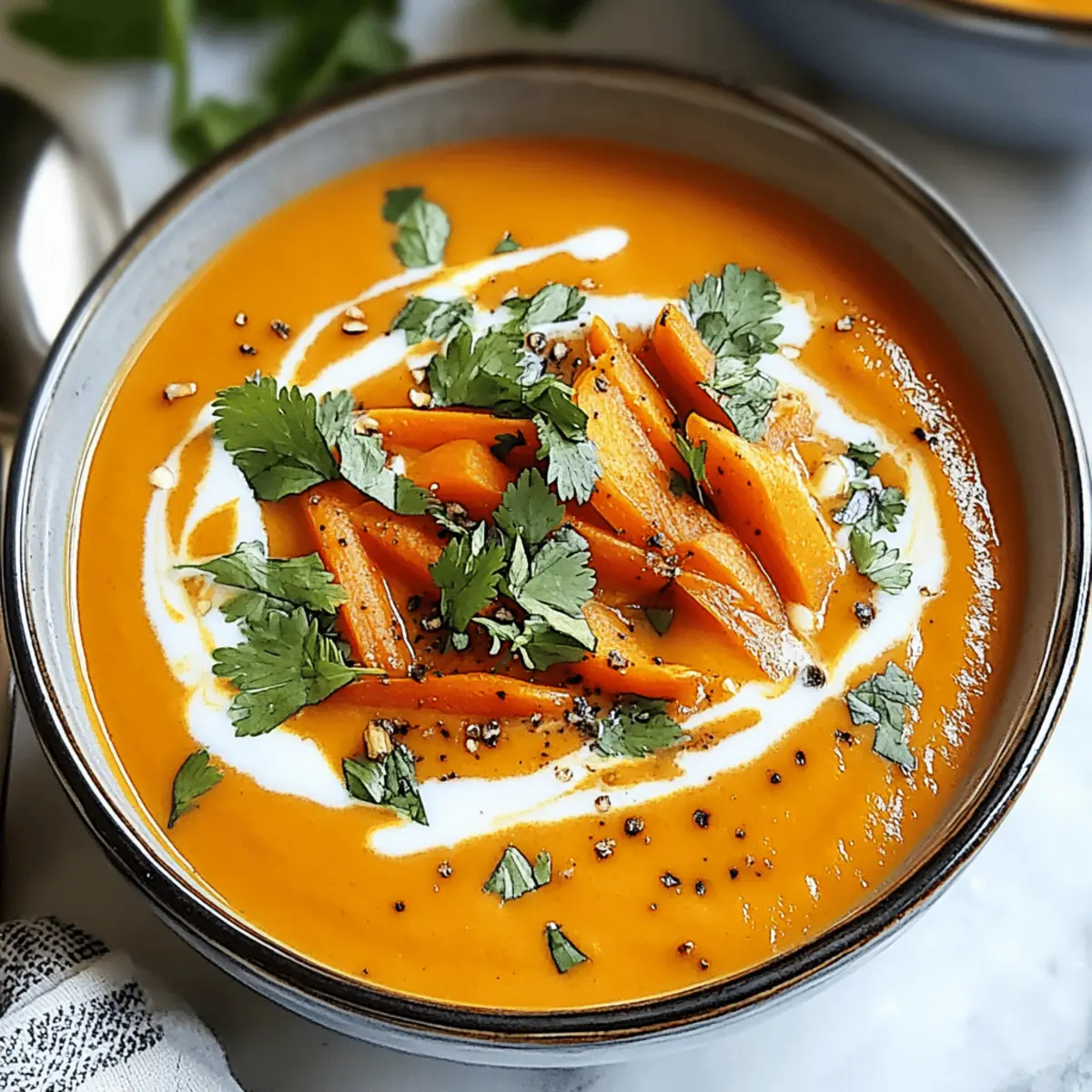 Spicy Carrot Ginger Soup: Warm Up with Zesty Comfort!
