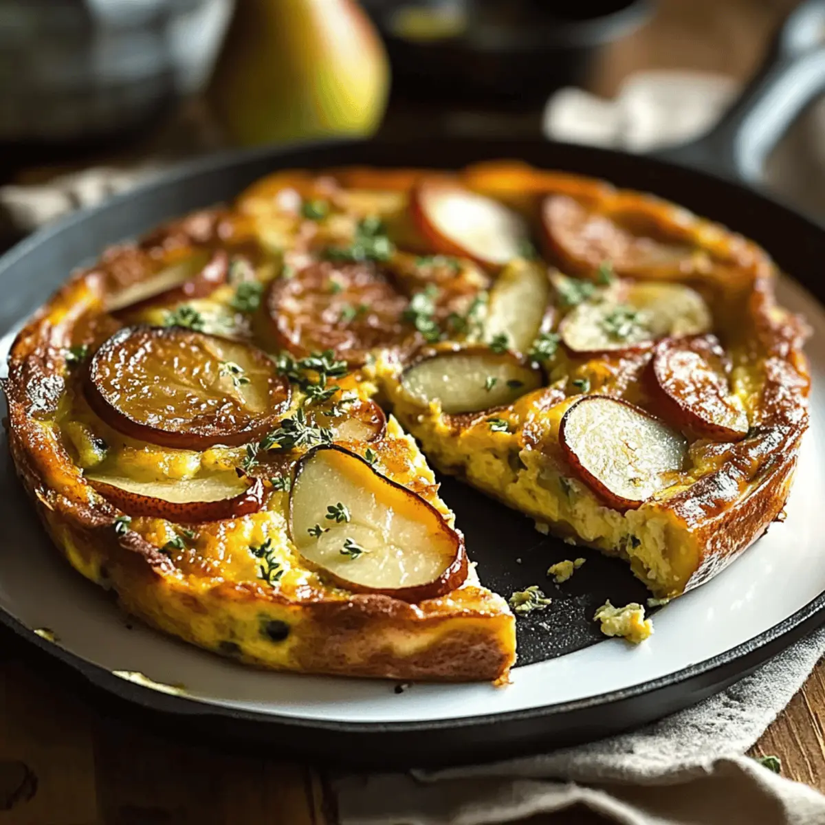Delicious Roasted Pear Frittata for a Perfect Brunch Feast