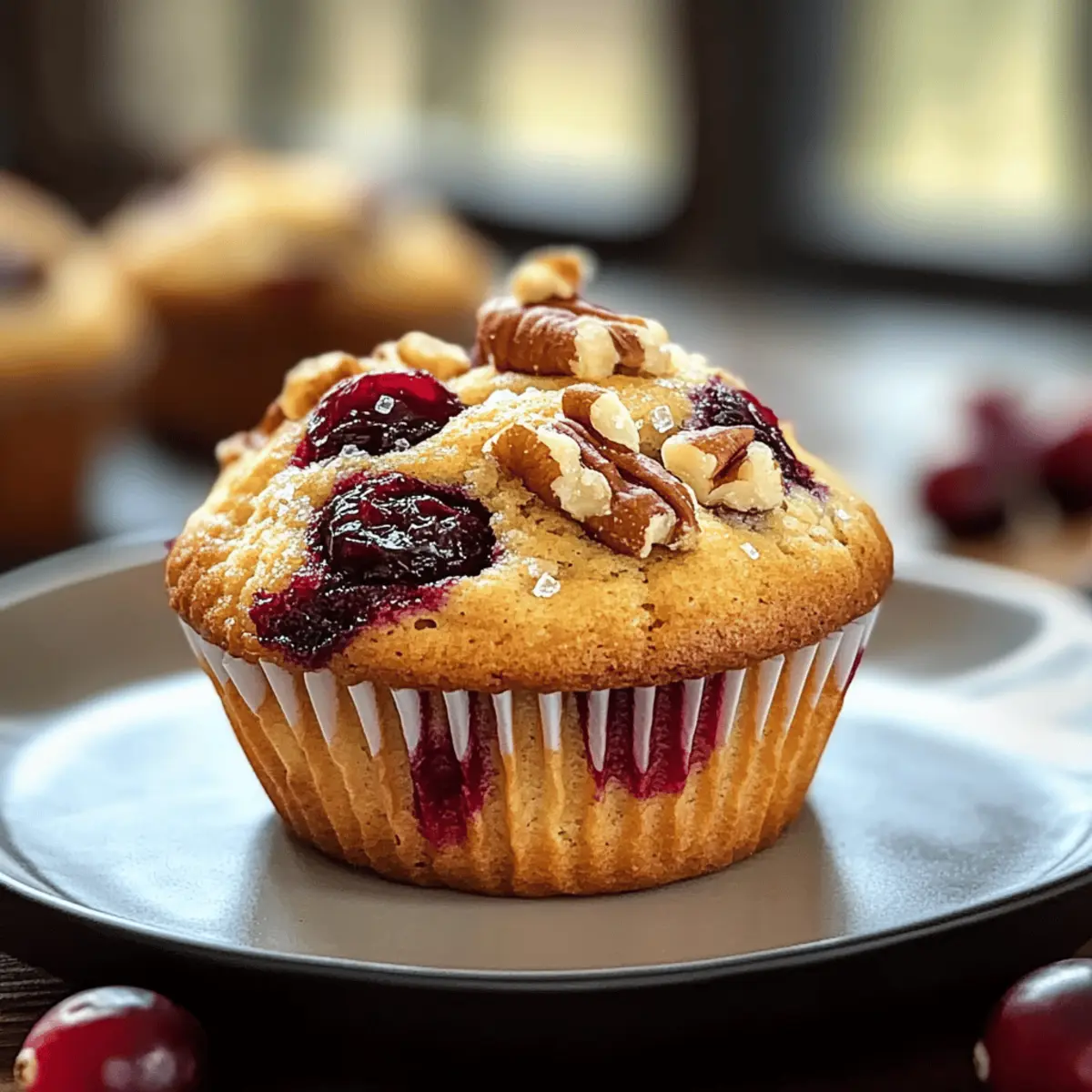 Cranberry Orange Pecan Muffins for a Cozy Fall Morning