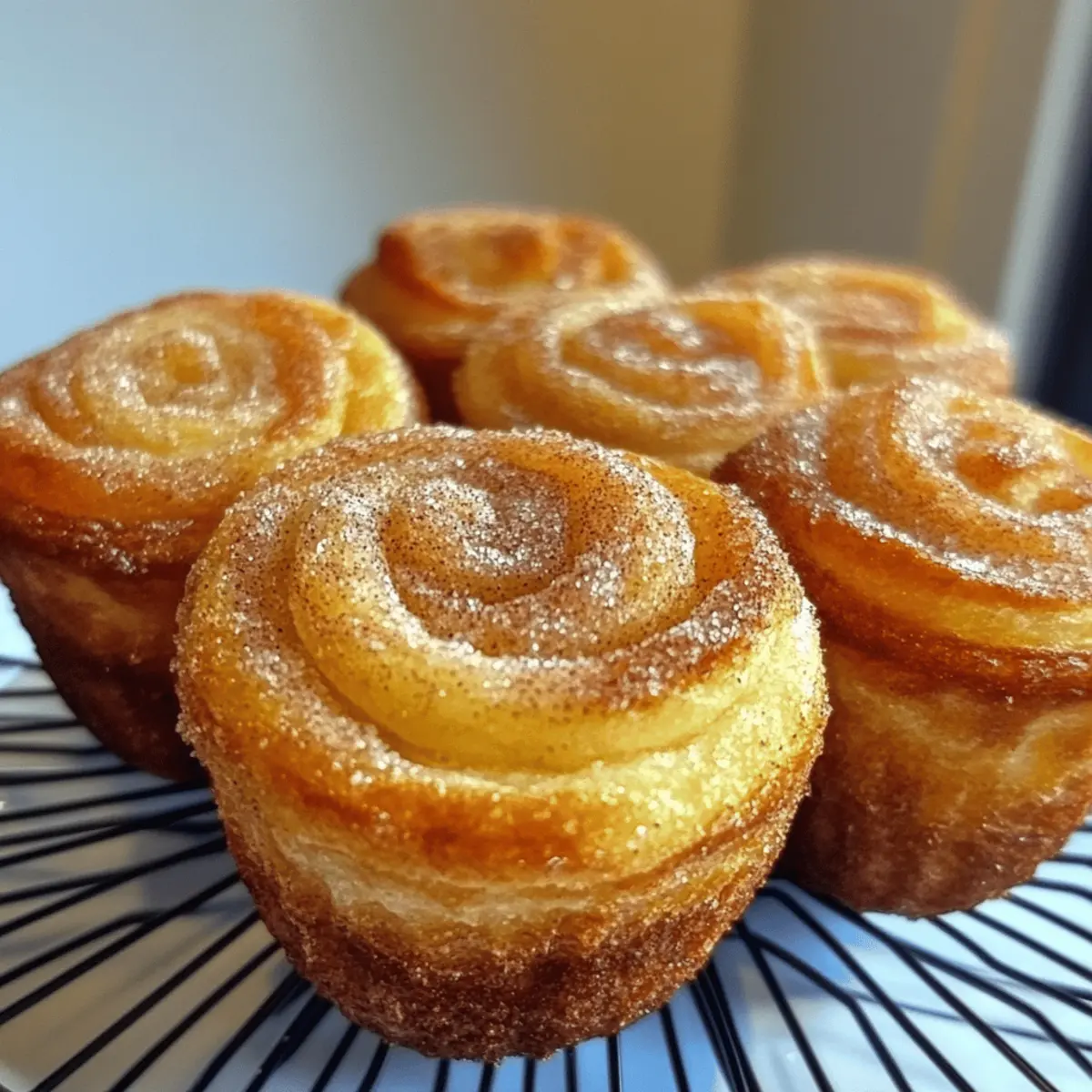 Cinnamon Sugar Cruffins: Sweet Flakes for Your Morning Joy