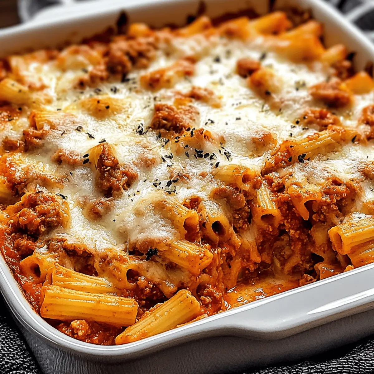 Irresistibly Cheesy Baked Ziti Recipe for Cozy Nights
