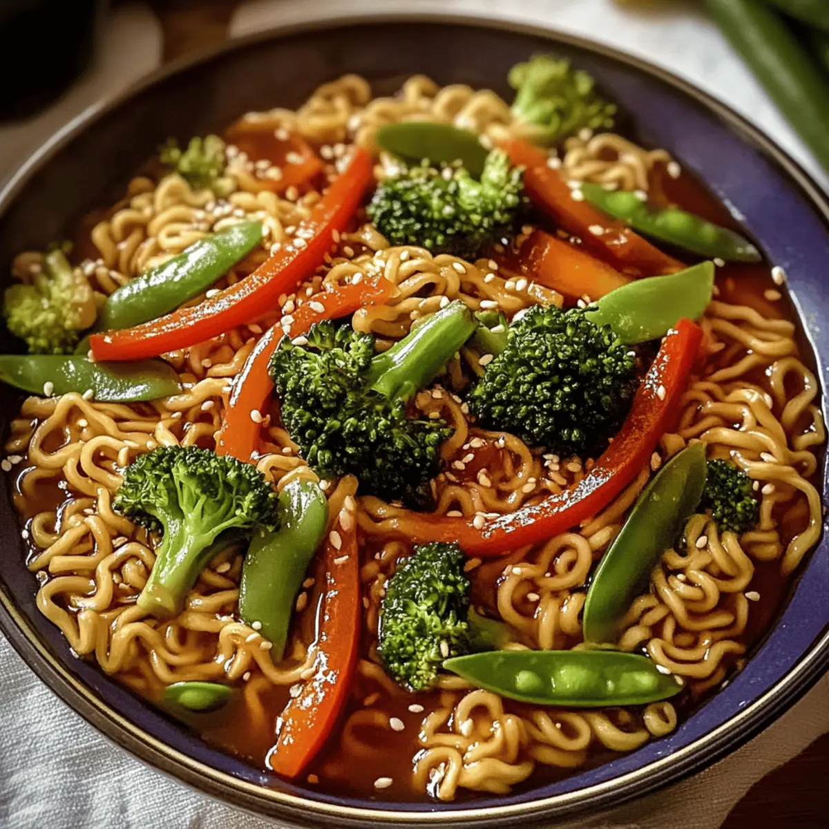 Delicious Saucy Ramen Noodles Vegan in Just 30 Minutes