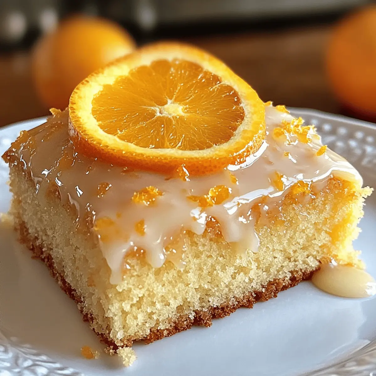 Brighten Mornings with Juicy Orange Breakfast Cake Recipe