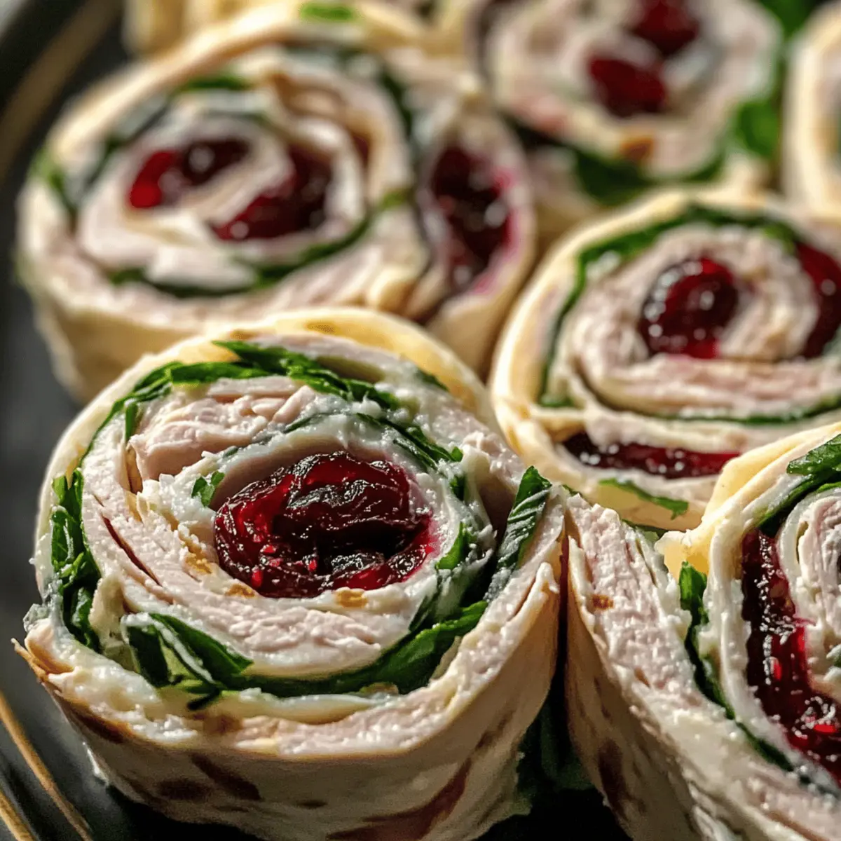 Savory Turkey Cranberry Pinwheels for Effortless Entertaining