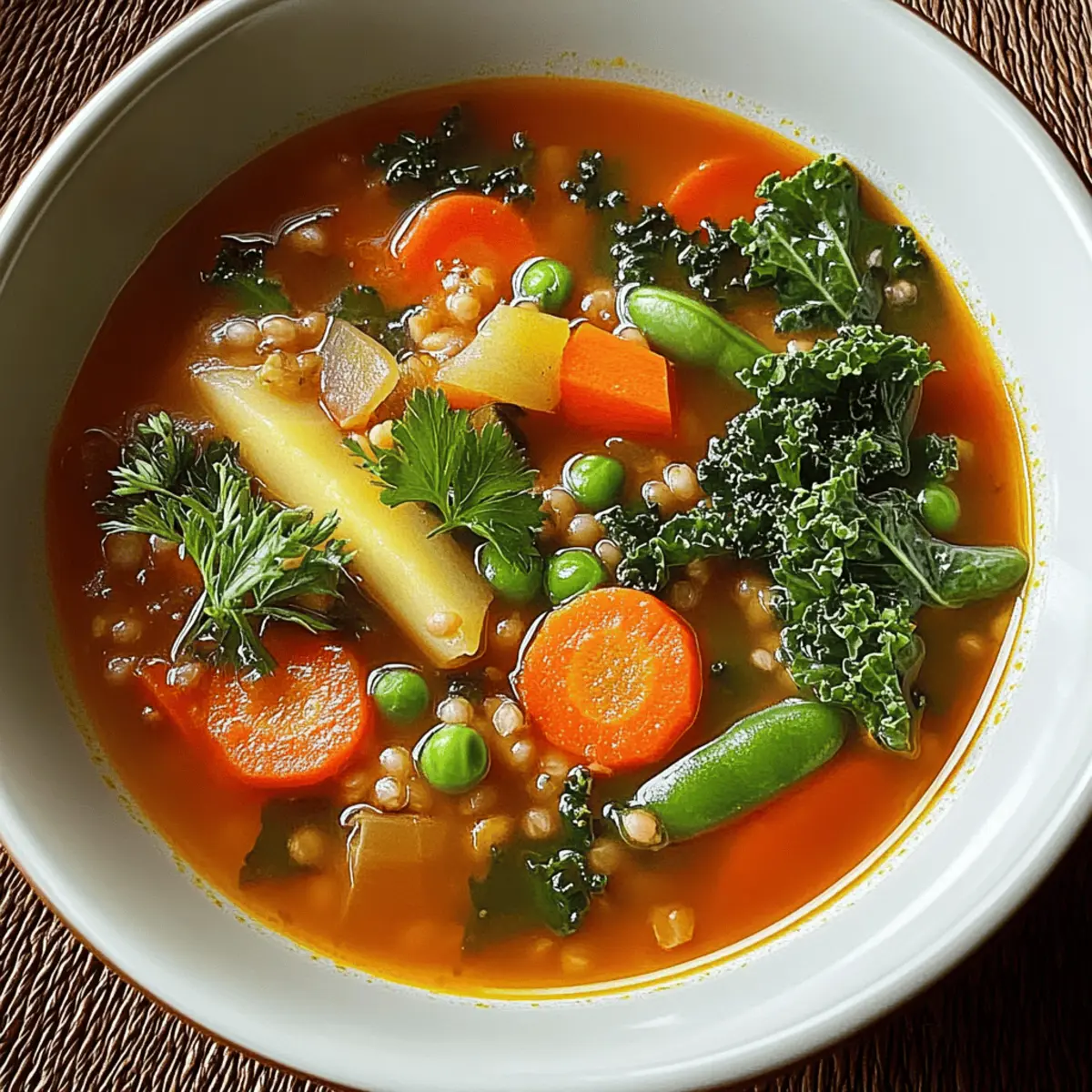Delicious High-Protein Vegetable Soup for Cozy Nights