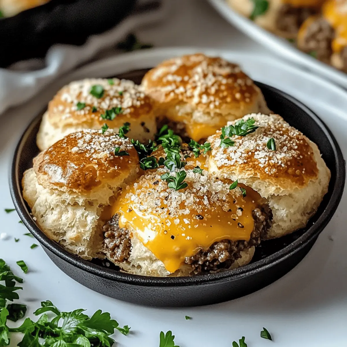 Cheesy Garlic Parmesan Cheeseburger Bombs You’ll Crave