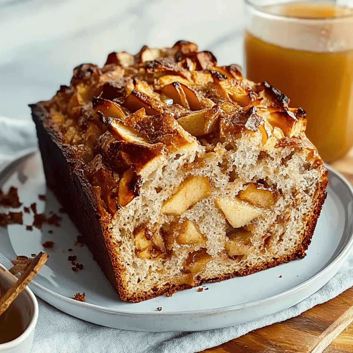 Cozy Up with Irresistible Roasted Apple Bread Delight