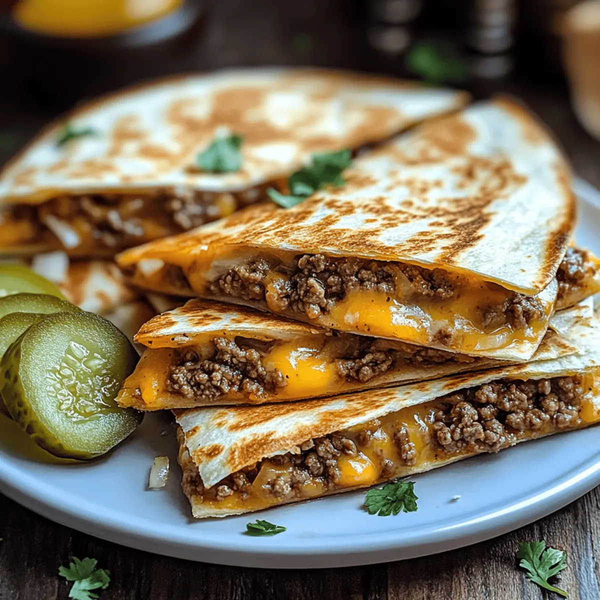 Smashburger Quesadillas: A Cheesy Crispy Game Day Delight