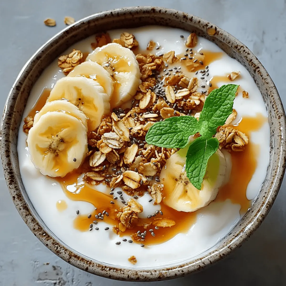 Salted Caramel Banana Yogurt Bowl: A Luxurious Breakfast Treat