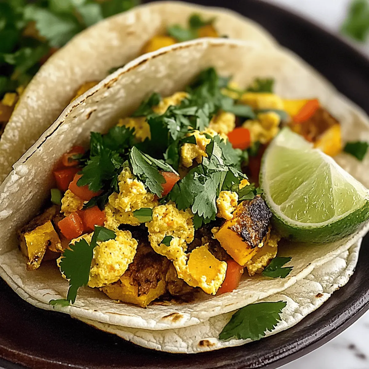 Squash & Scramble Breakfast Tacos for a Fresh Start