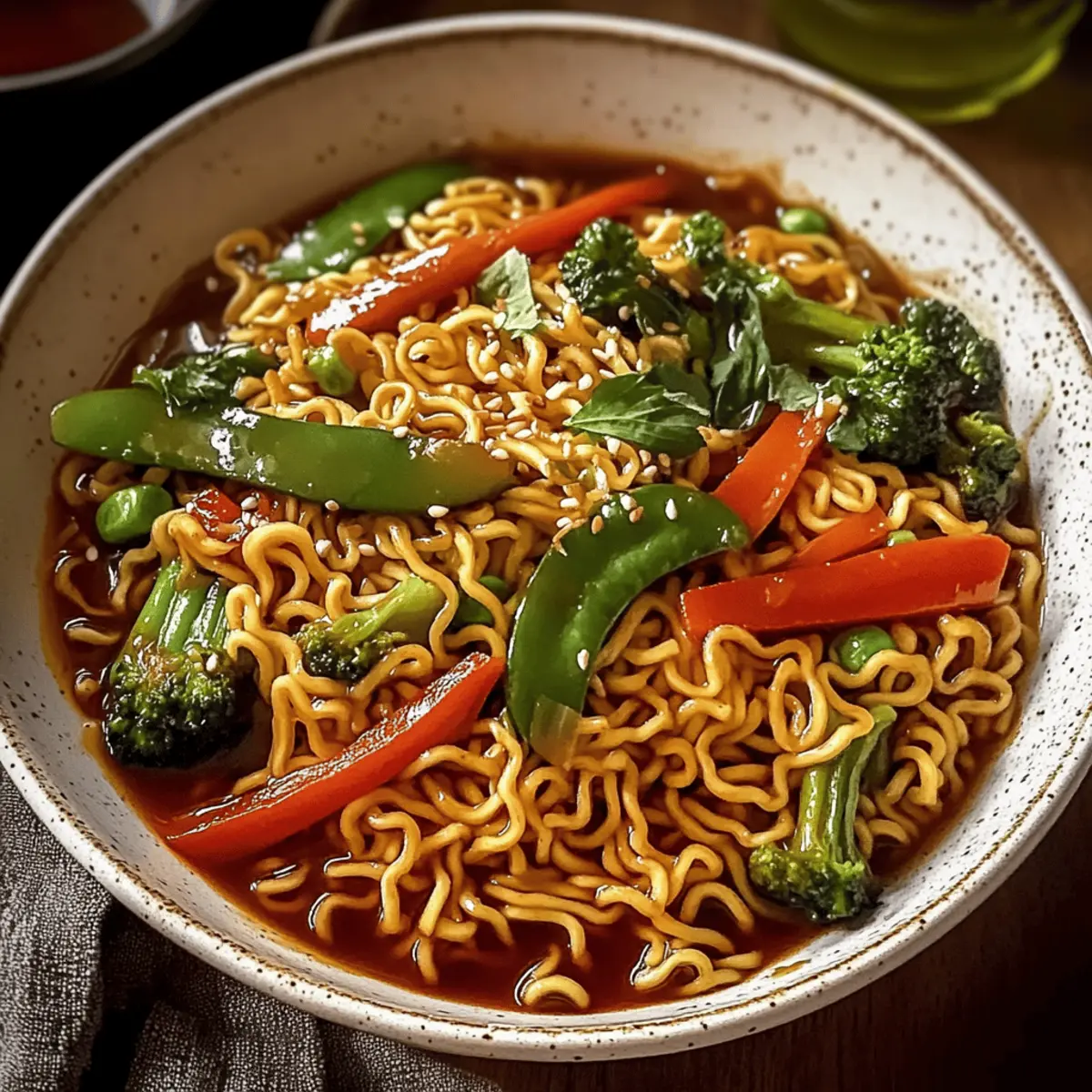 Delicious Saucy Ramen Noodles Vegan in Just 30 Minutes