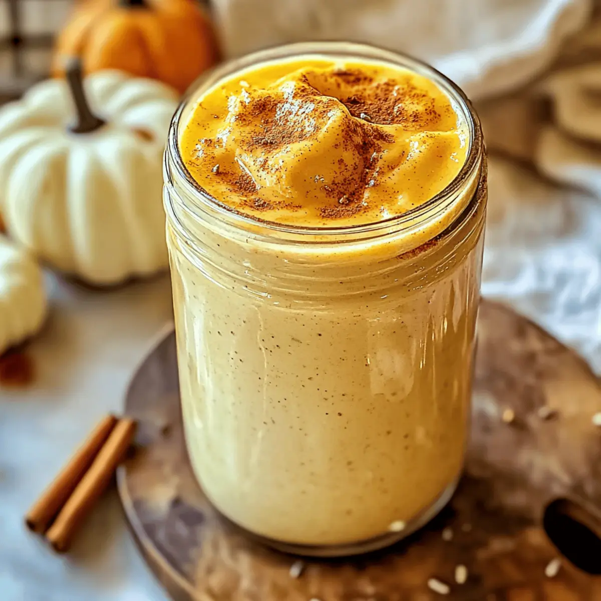 Creamy Pumpkin Spice Smoothie for Cozy Fall Vibes