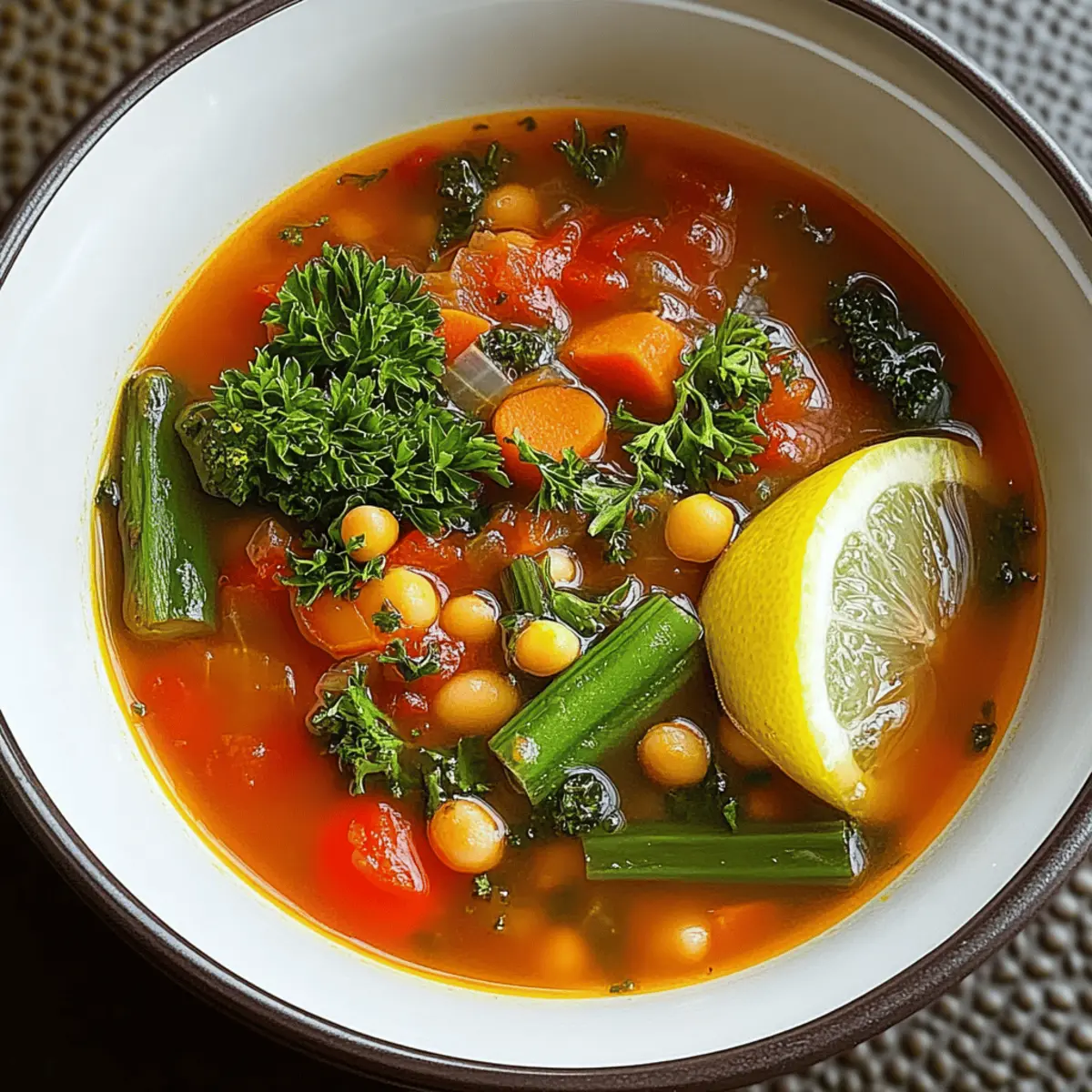 High-Protein Vegetable Soup for a Cozy and Healthy Meal