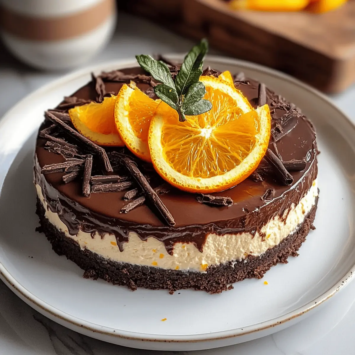 Chocolate Orange Cheesecake: A Zesty Decadence at Home