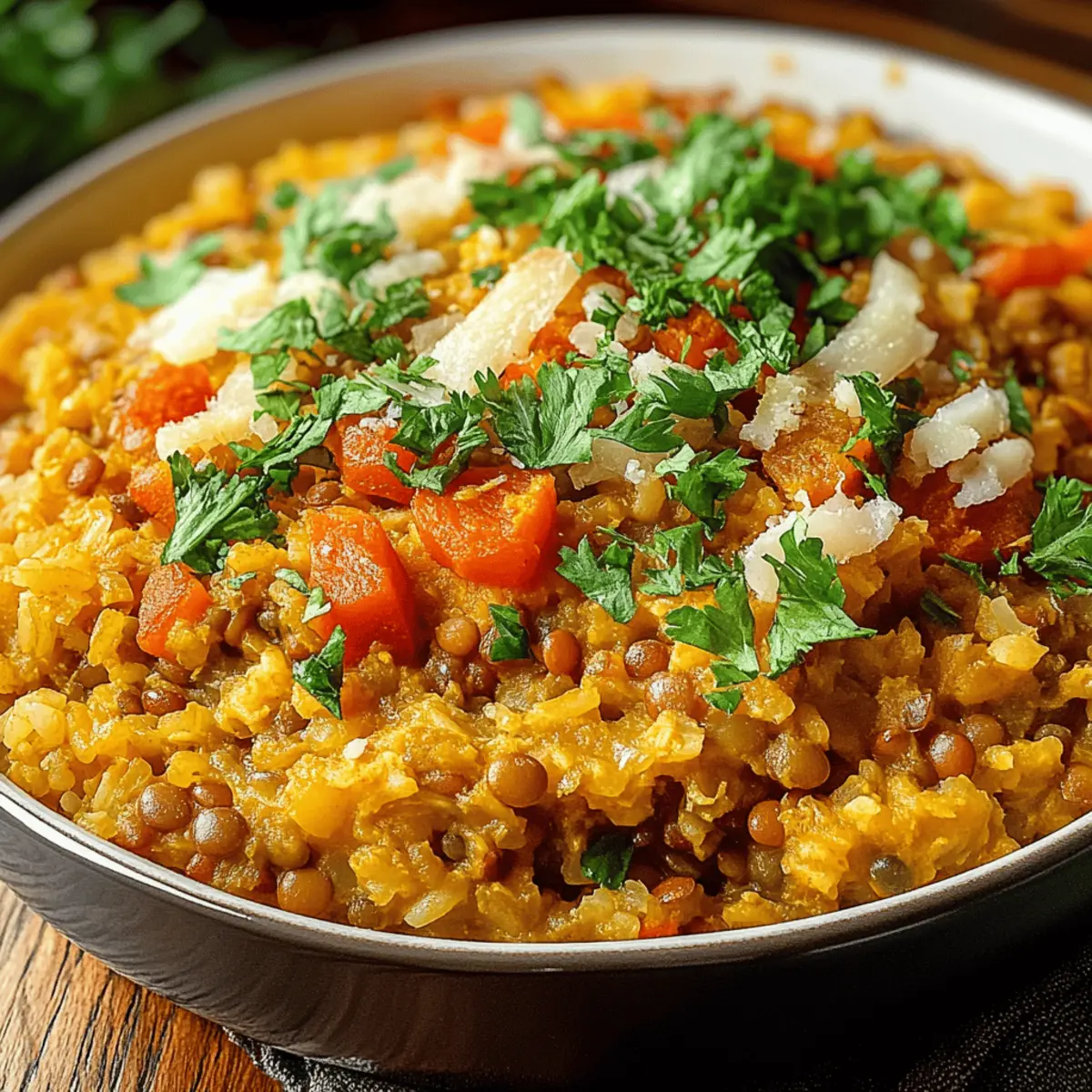 Deliciously Cozy Red Lentil and Rice Casserole Recipe