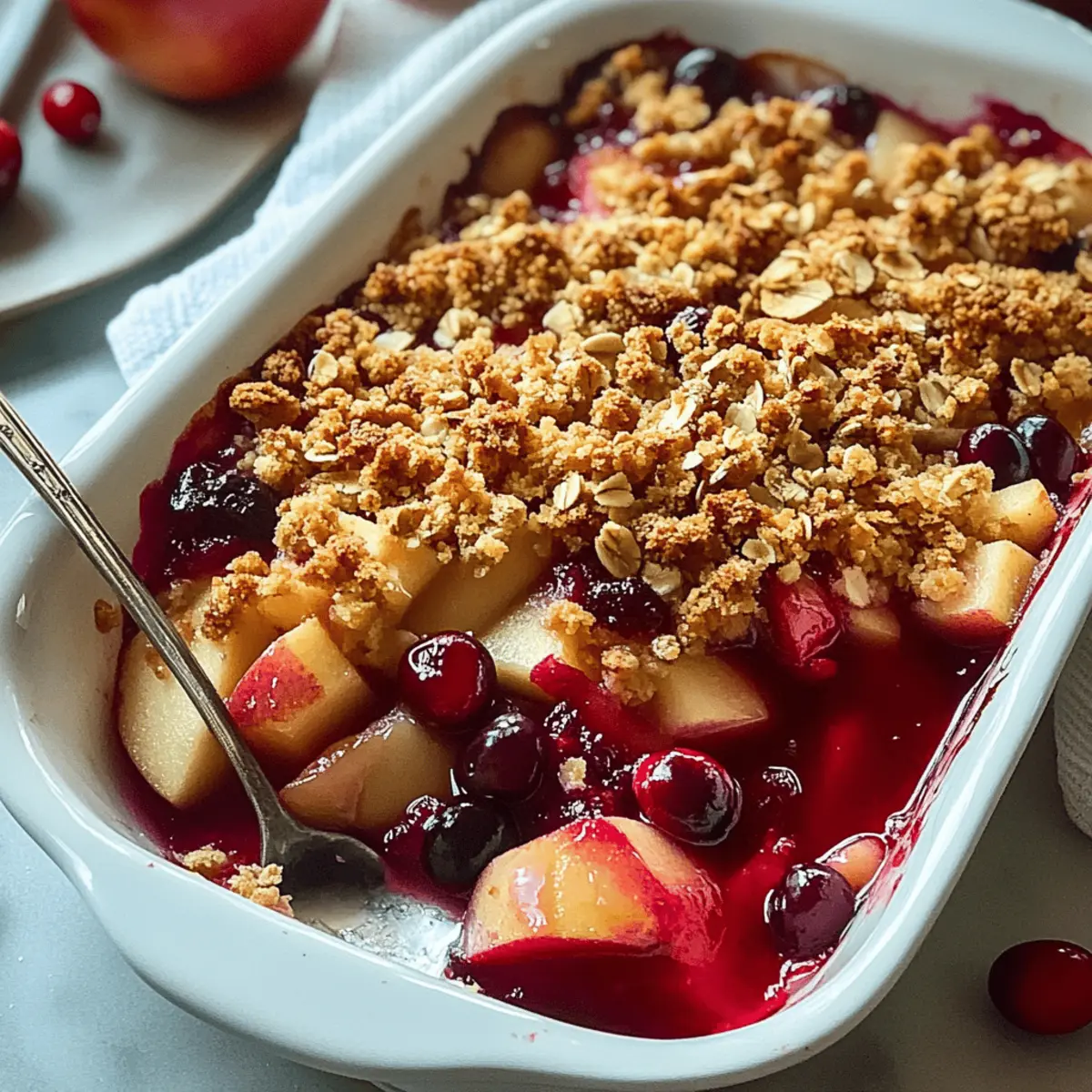 Cozy Apple Cranberry Crisp: A Heartwarming Fall Delight