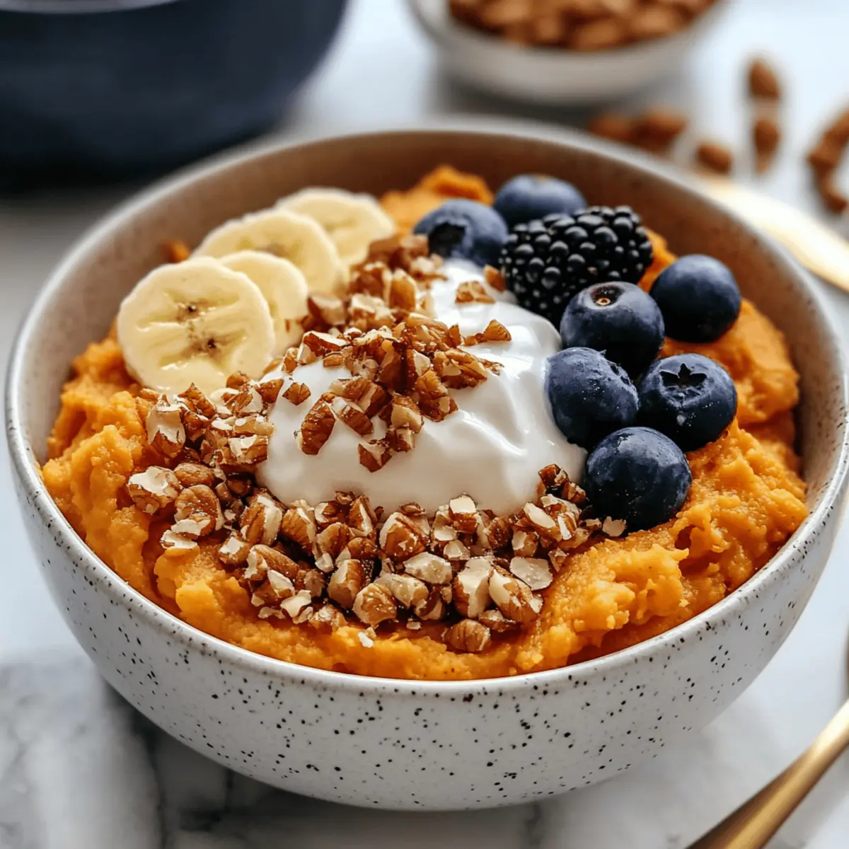Creamy Sweet Potato Breakfast Bowl for a Cozy Morning Boost