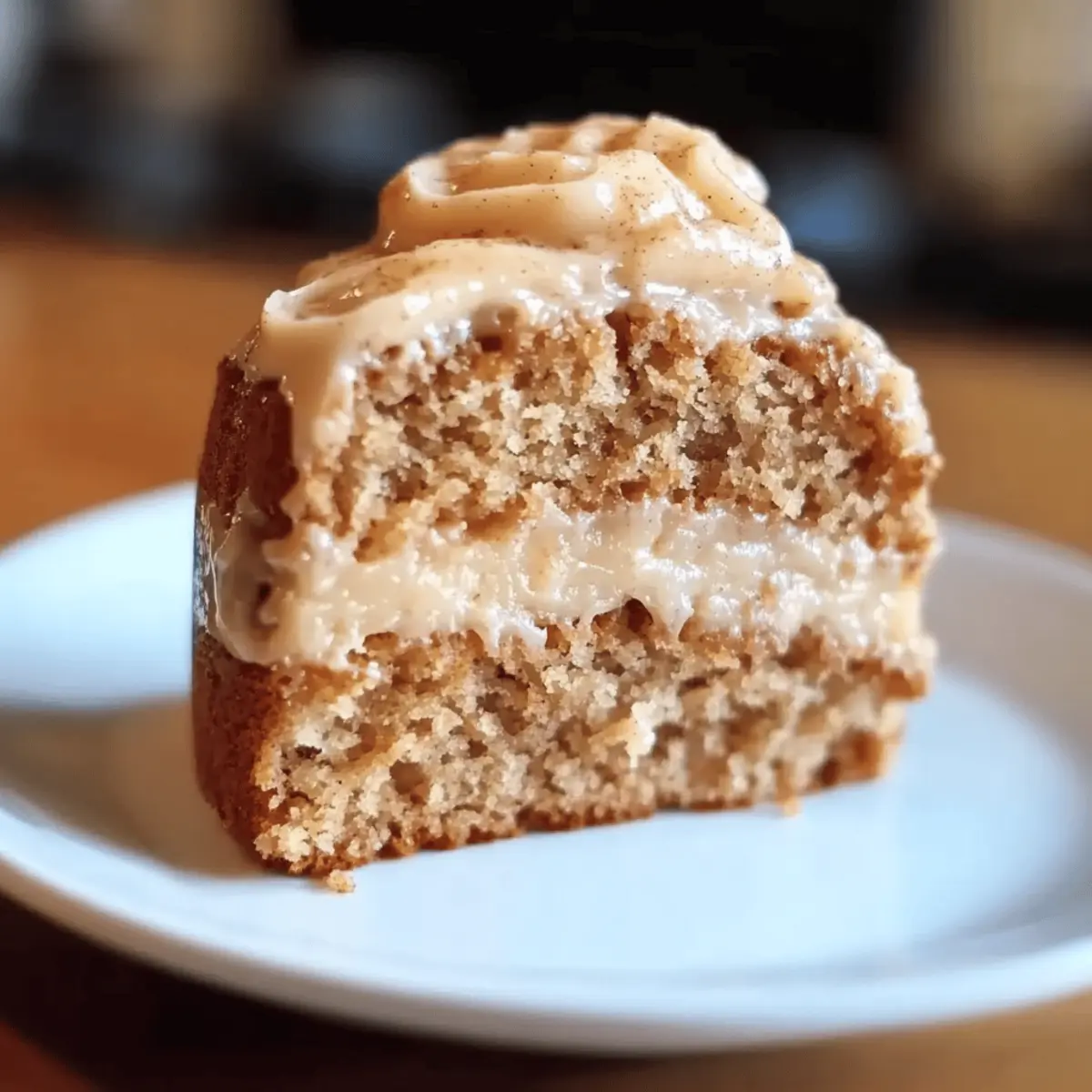 Moist Applesauce Cake with Cinnamon Cream Cheese Frosting Delight