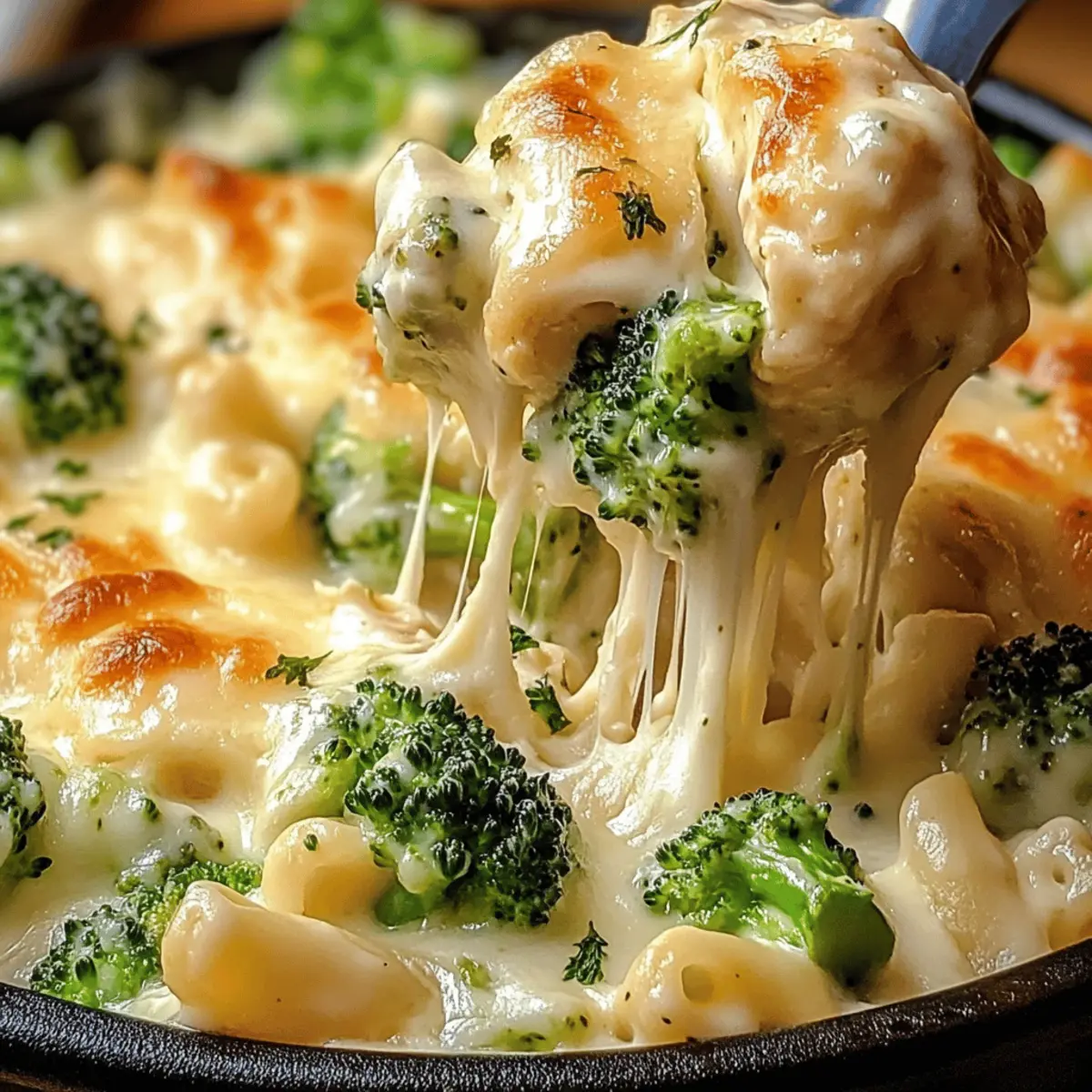 Cozy Chicken and Broccoli Alfredo Bake Recipe for Family Fun