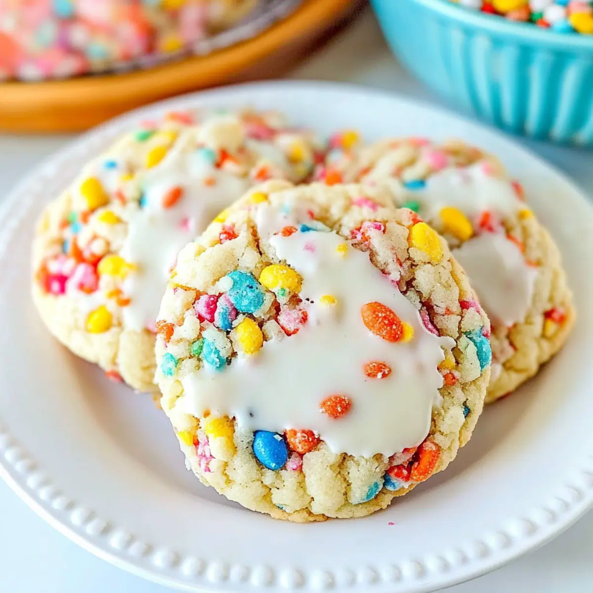 Fruity Pebble Sugar Cookies: Colorful Chewy Delights for All