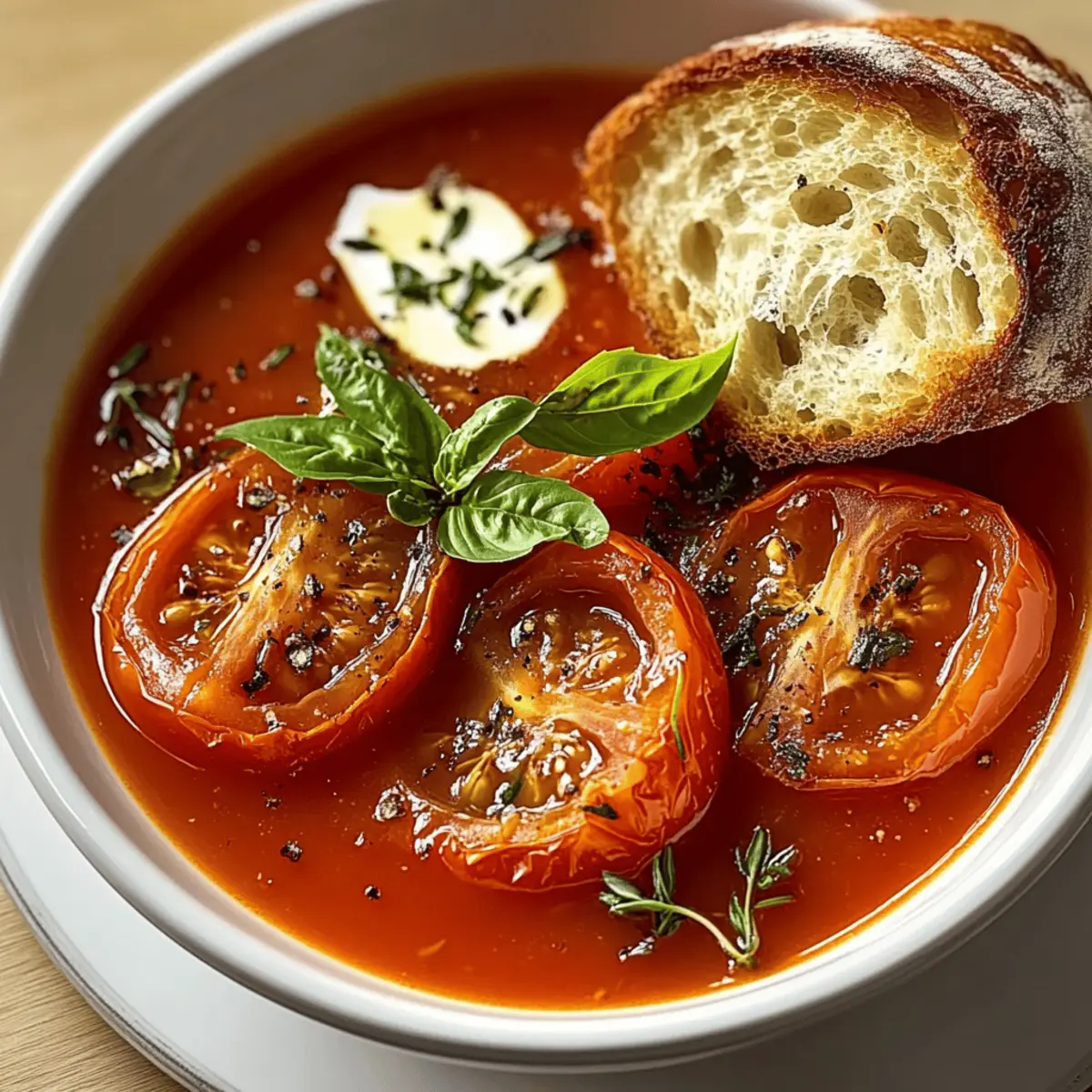 Roast Tomato Soup: Comforting Flavor in Every Spoonful