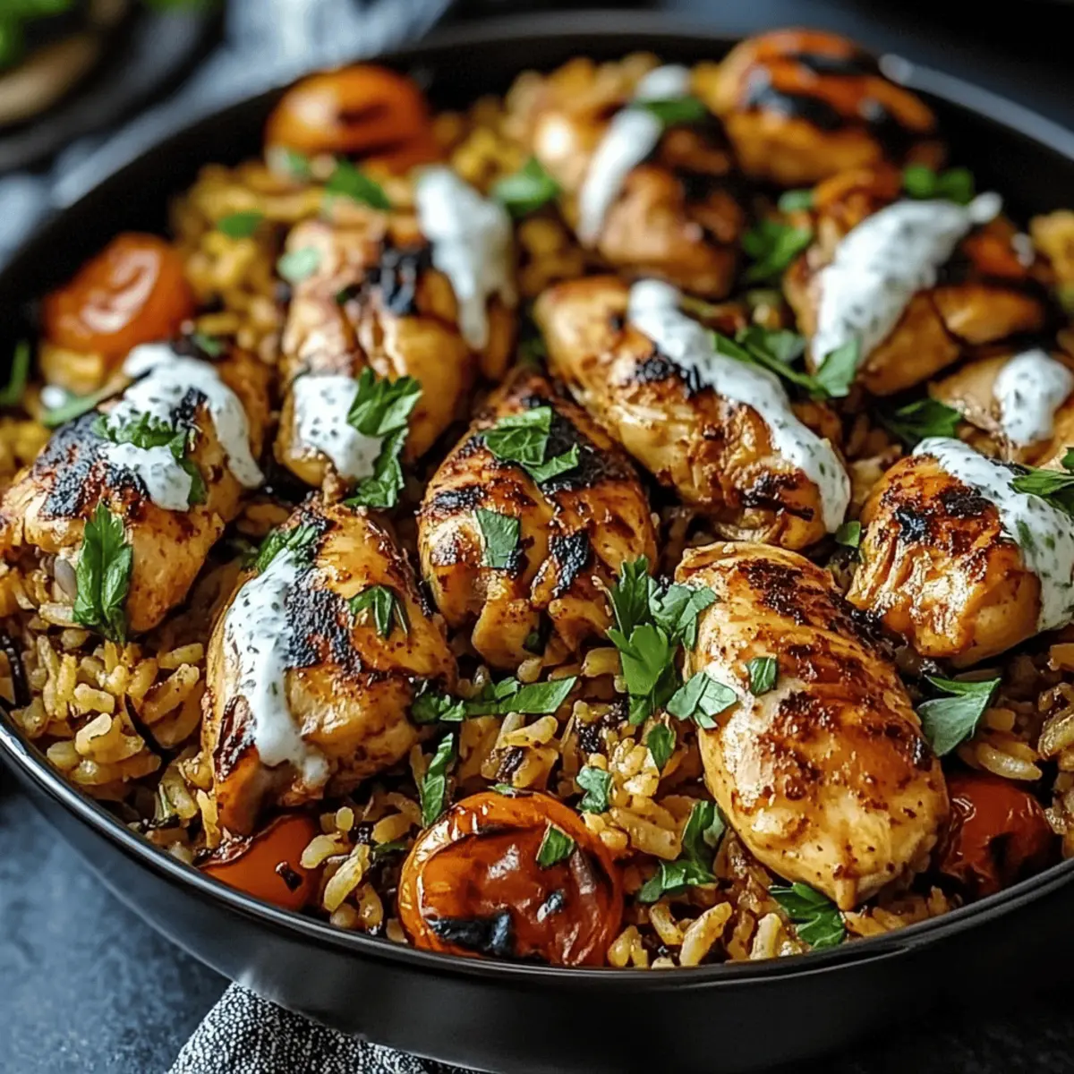 One Pot Shawarma Chicken Rice: Quick Comfort in Every Bite