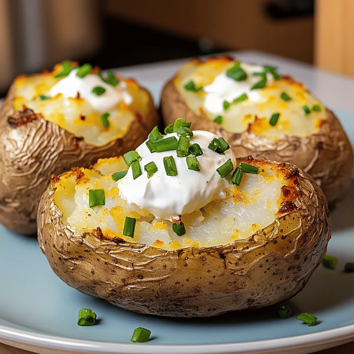 Air Fryer Baked Potatoes: Crispy Bliss with Easy Toppings