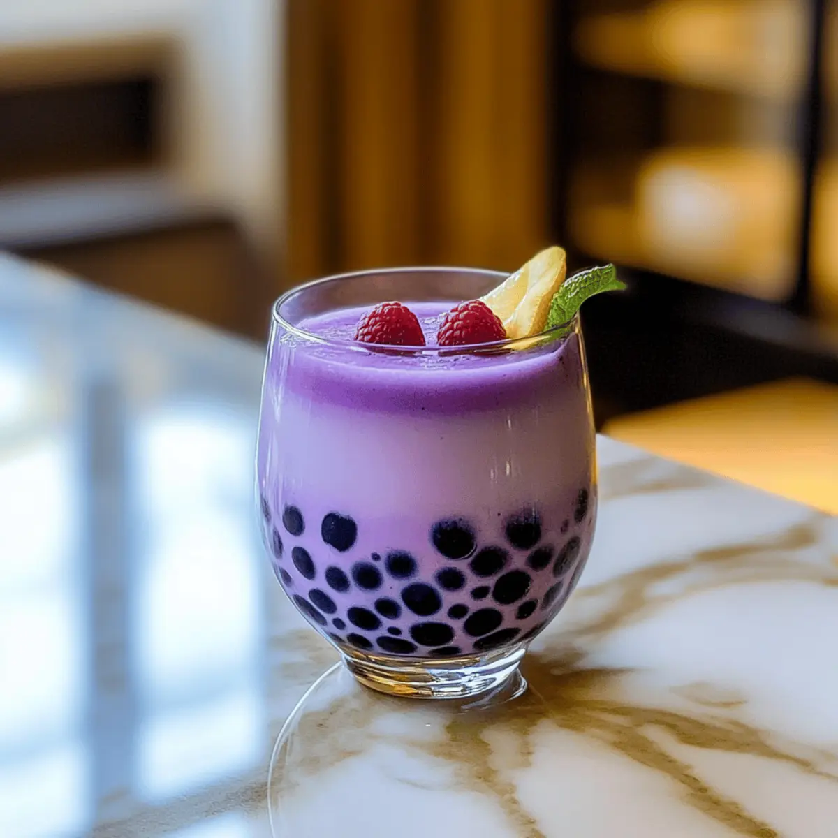 Bat Wing Bubble Tea Mocktail – Spooky Sips for Everyone