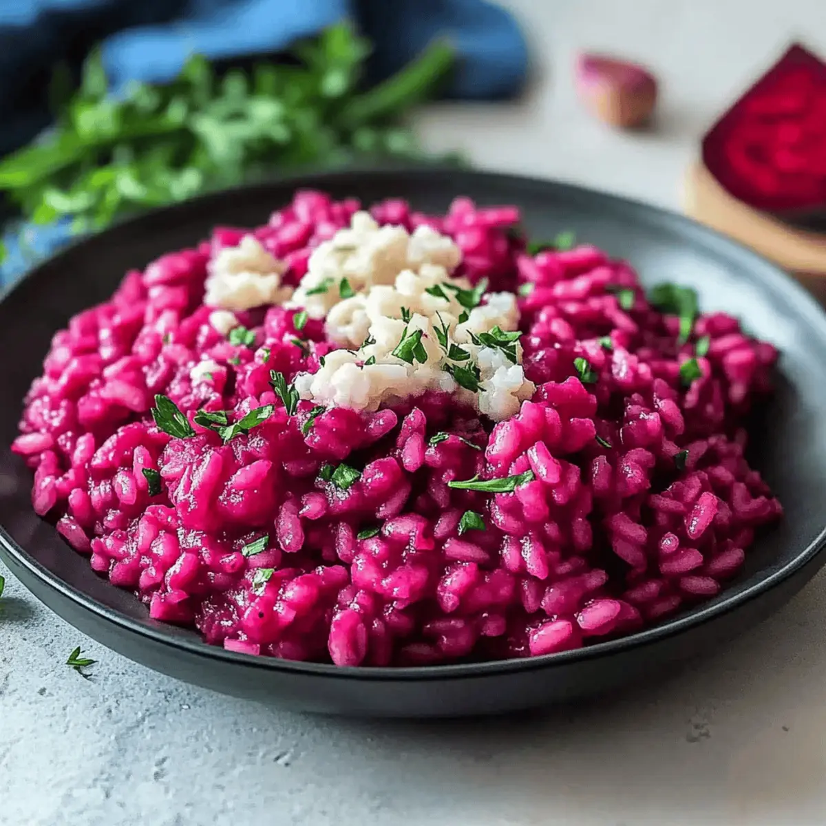 Deliciously Creamy Beet Risotto: A Vegan Delight!