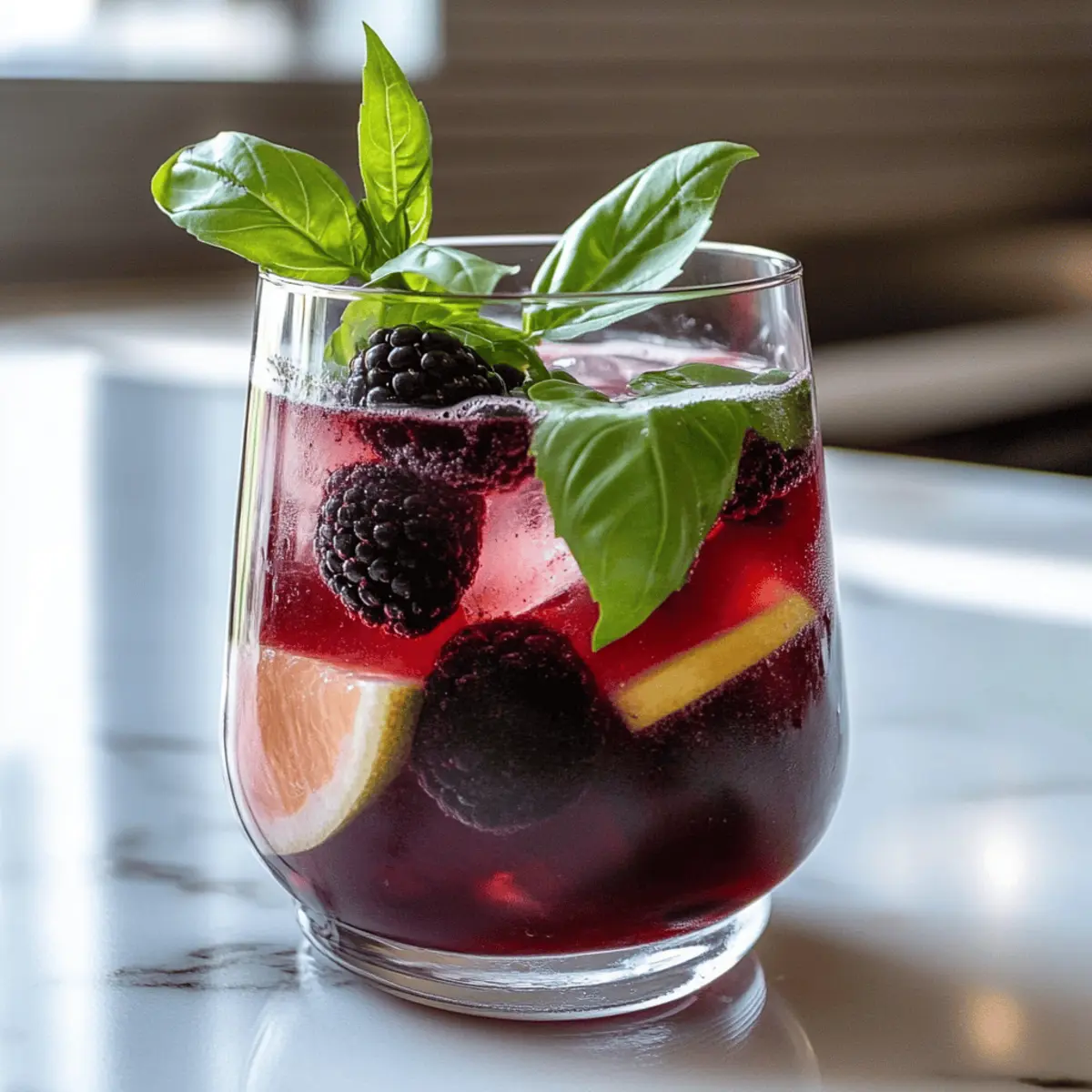 Blackberry Basil Blast Mocktail: Sip Summer’s Refreshing Magic