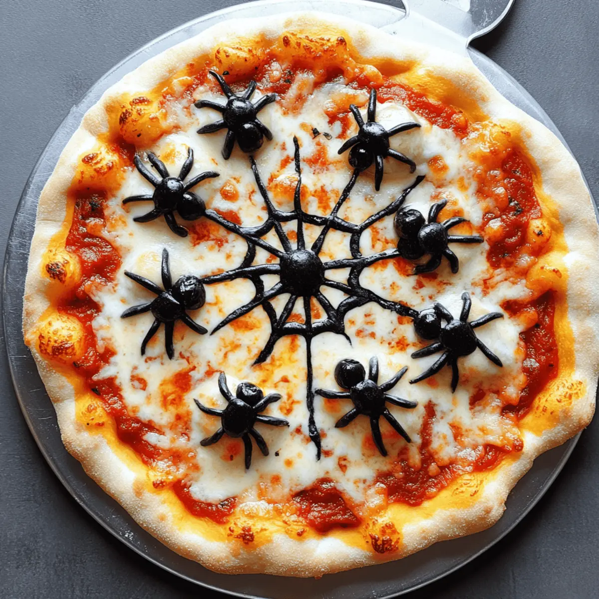 Creepy Halloween Spider Web Pizza That’s Fun and Spooky!