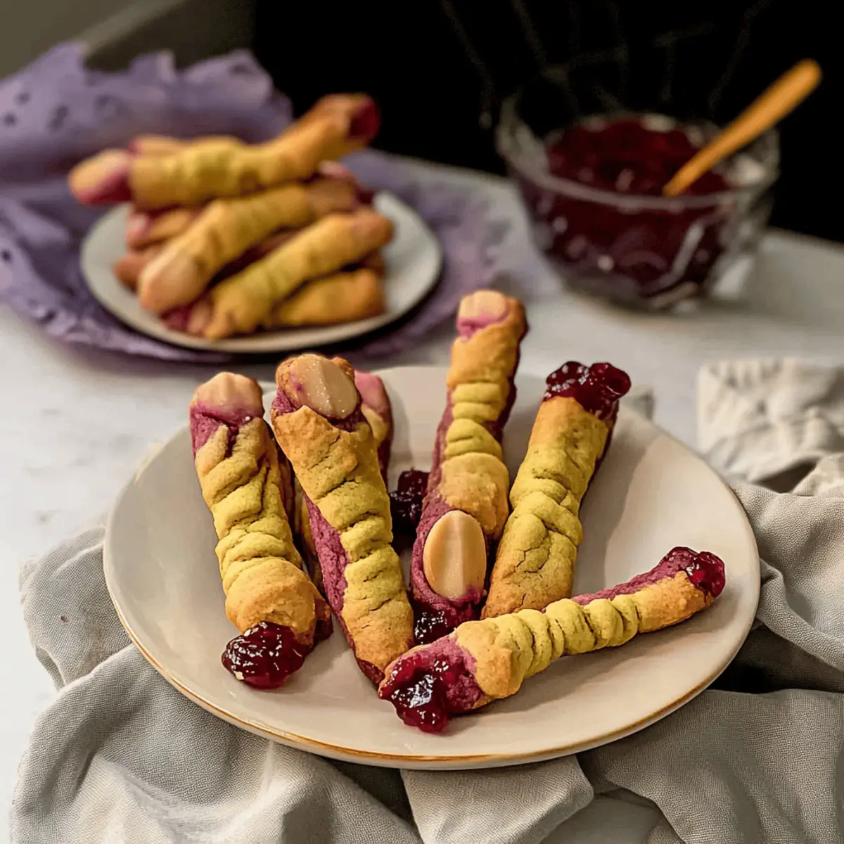 Creepy Witch Finger Cookies: Spooky Treats for Halloween Fun