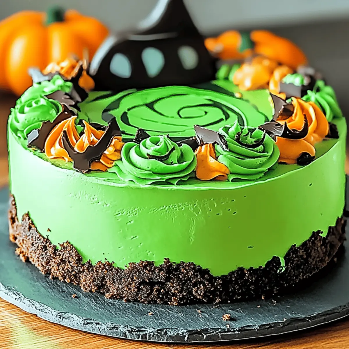 Enchanting Witch’s Cauldron Cheesecake for Spooktacular Fun