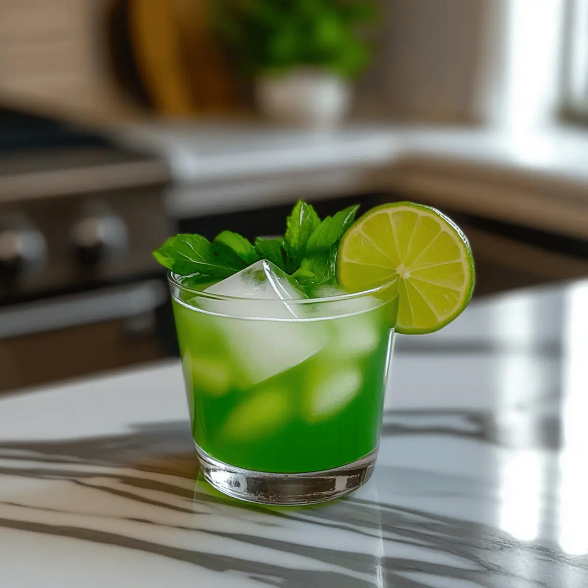 Goblin Green Punch Mocktail – A Spooktacular Sip for All!