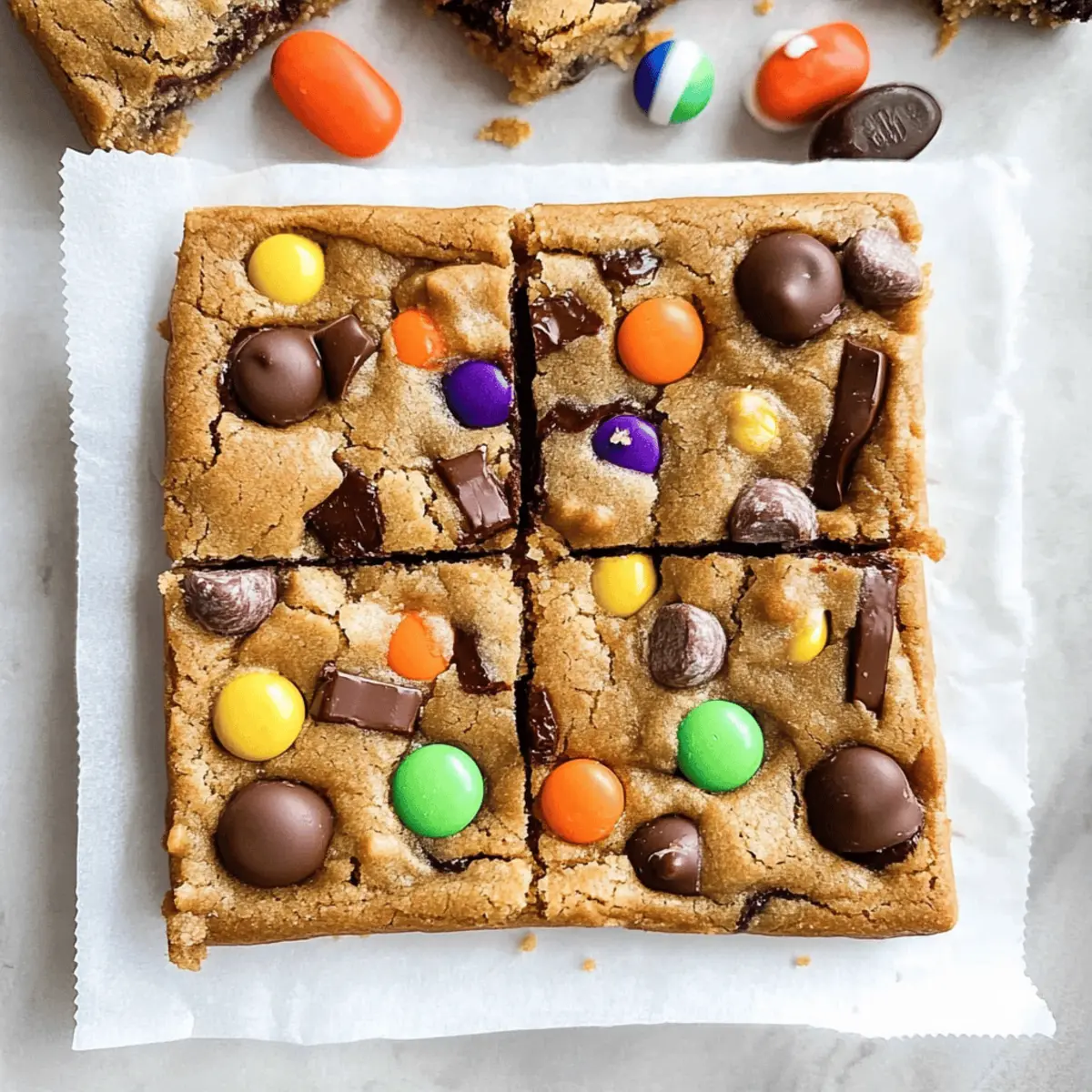 Indulge in Easy Halloween Candy Cookie Bars Your Family Will Love