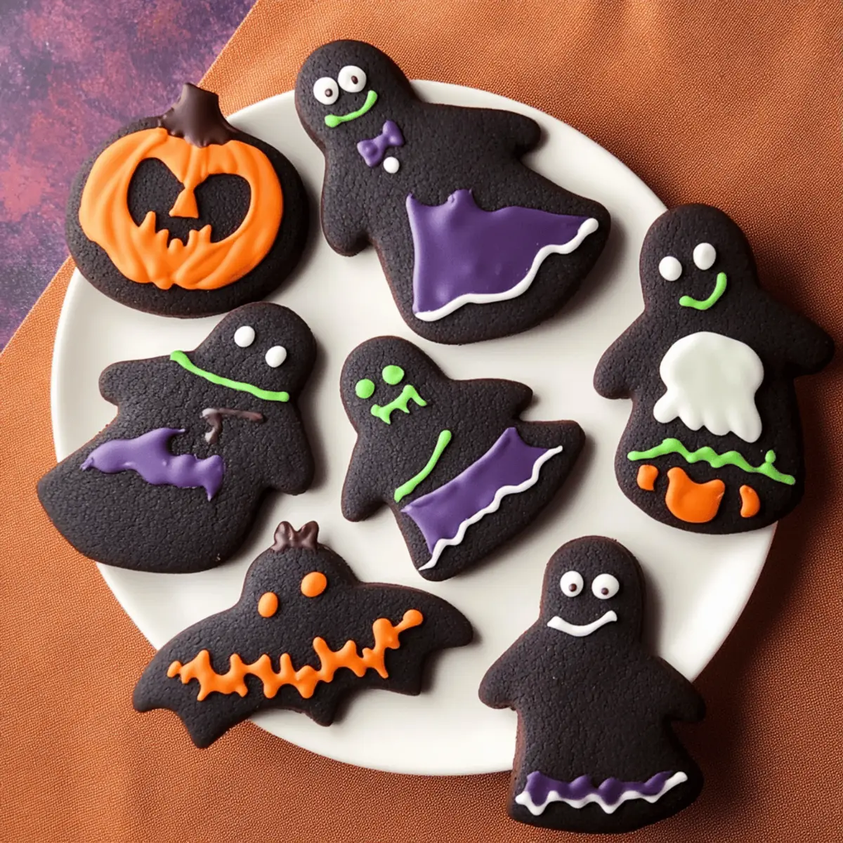 Halloween Decorated Cookies for Fun Family Baking Moments