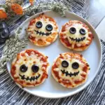 Halloween Mini Pizzas