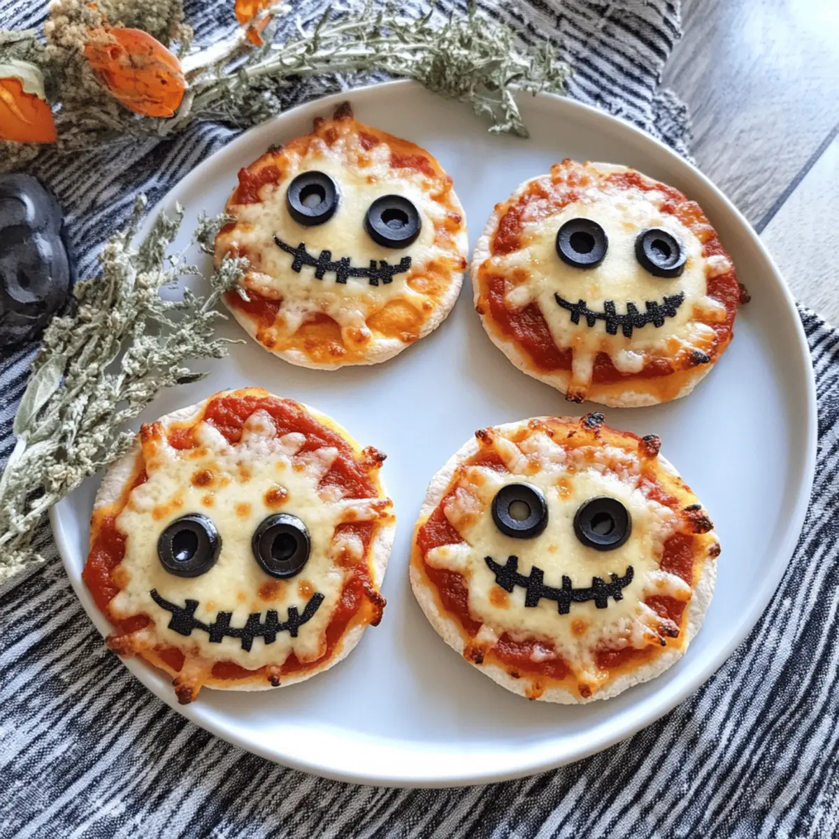Halloween Mini Pizzas: Fun, Easy Treats for Spooky Nights