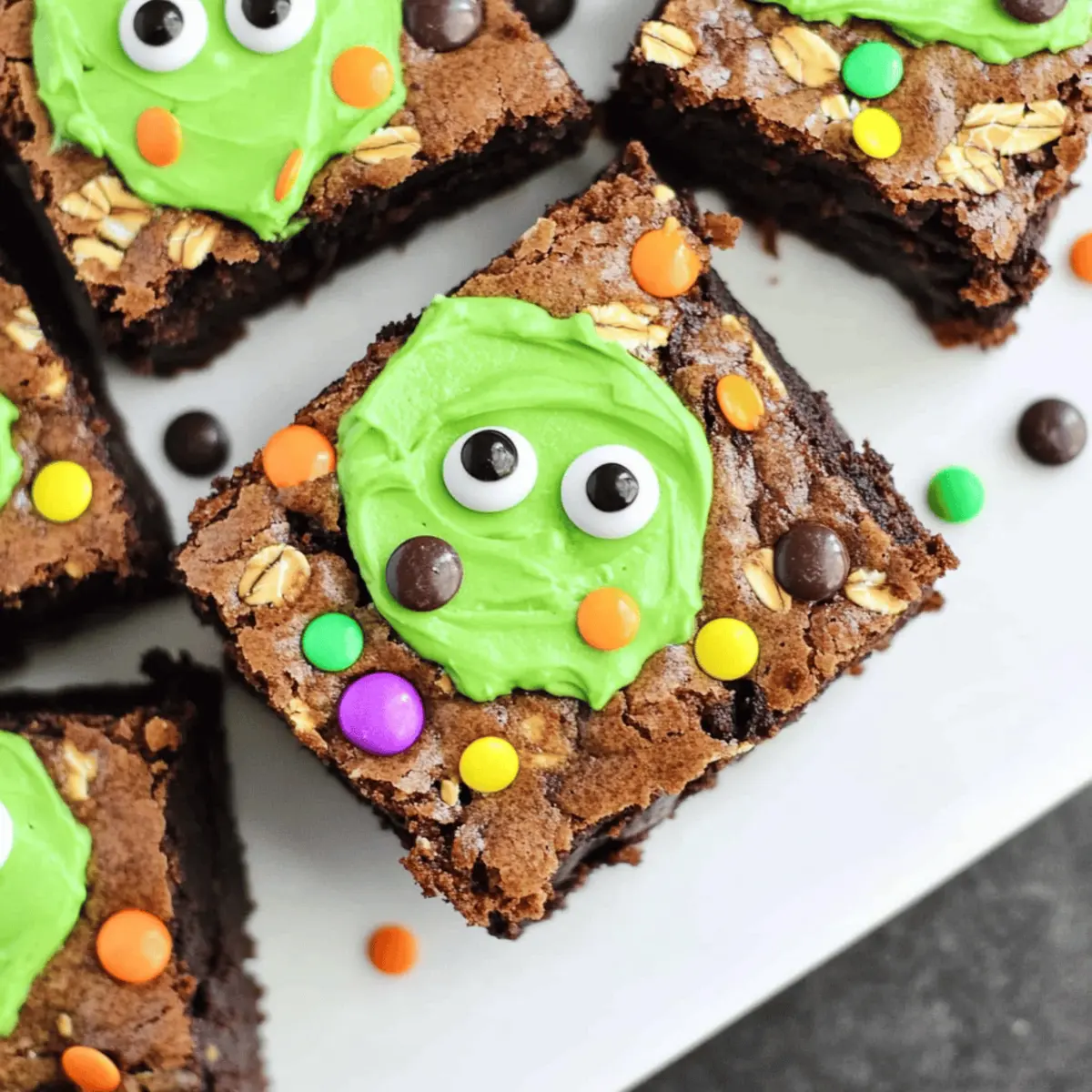 Halloween Monster Brownies: Fudgy Fun for Spooky Celebrations