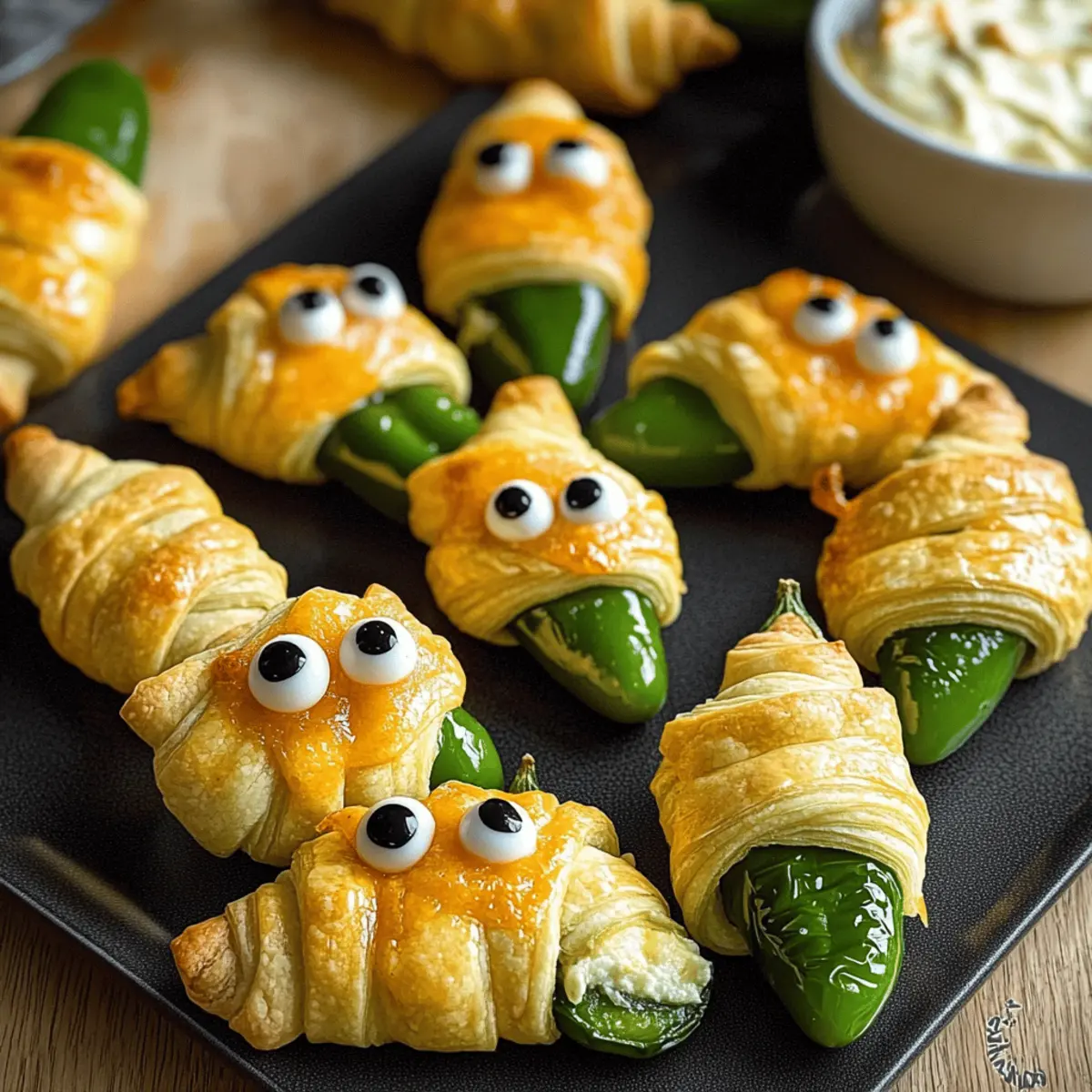 Jalapeno Popper Mummies for a Spooky, Cheesy Delight
