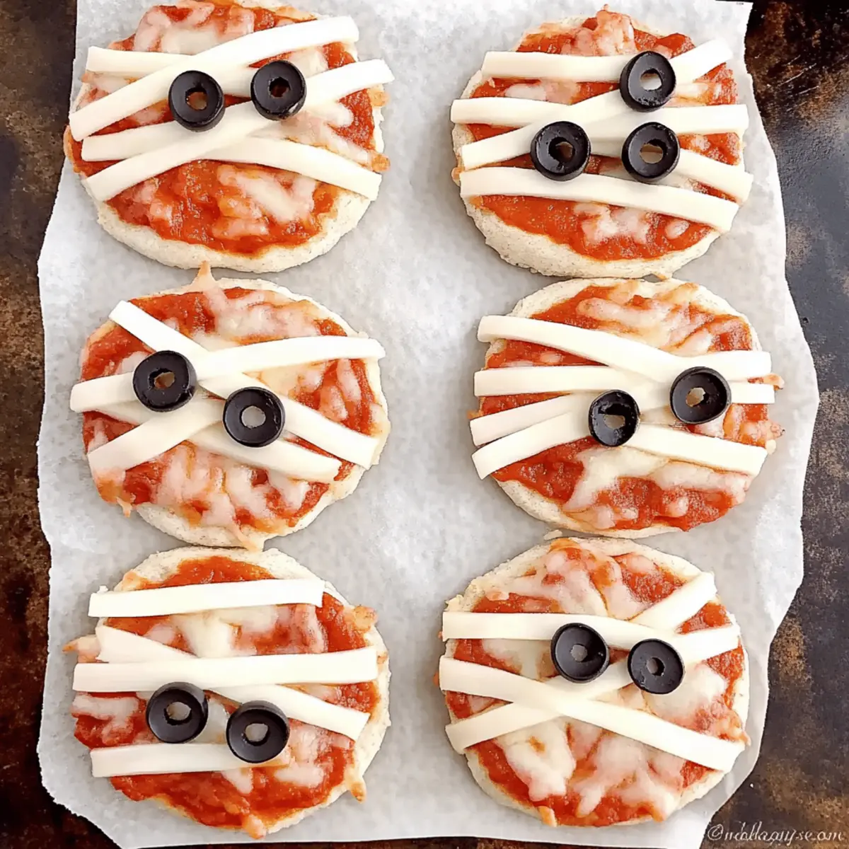 Mini Mummy Pizzas: Spooky Fun for Halloween Family Nights