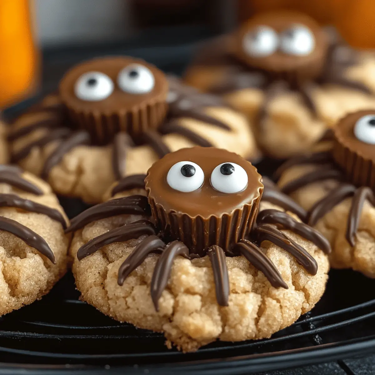 Peanut Butter Spider Cookies for a Spooktacular Treat!
