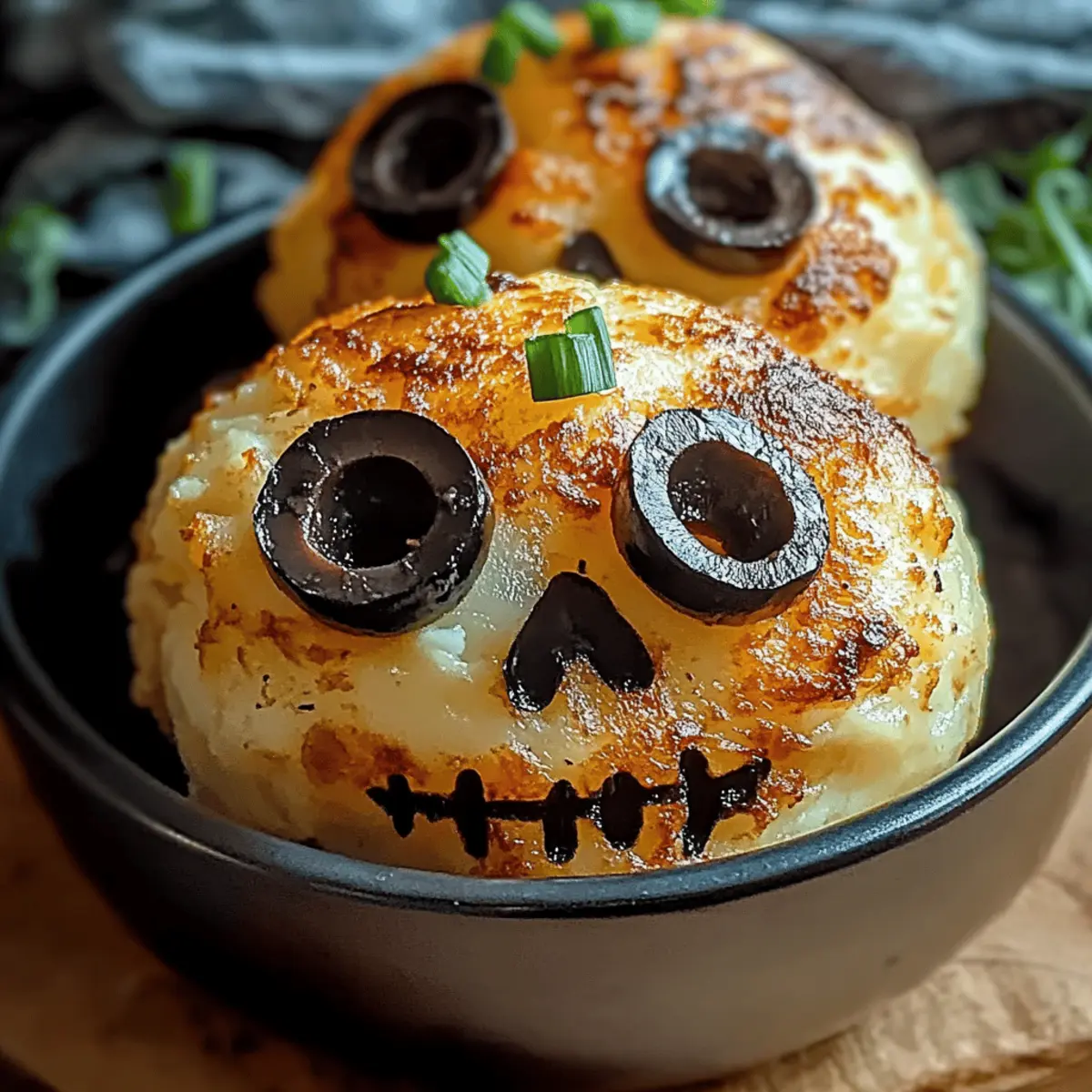 Spooky Skull Potatoes for a Fun Halloween Treat