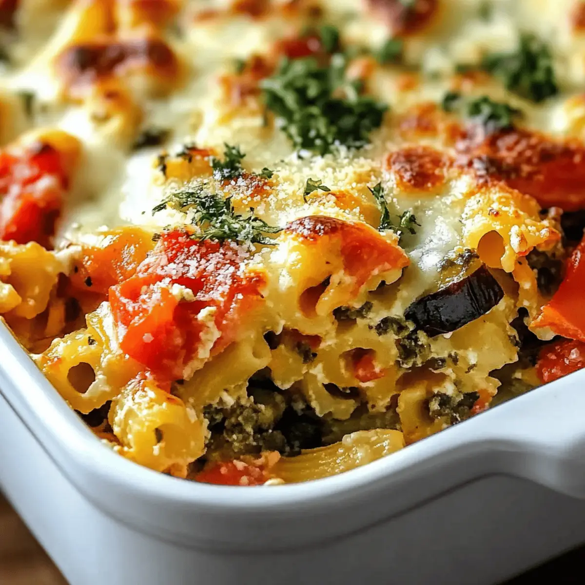 Tasty Mediterranean Vegetable Pasta Bake for Cozy Nights