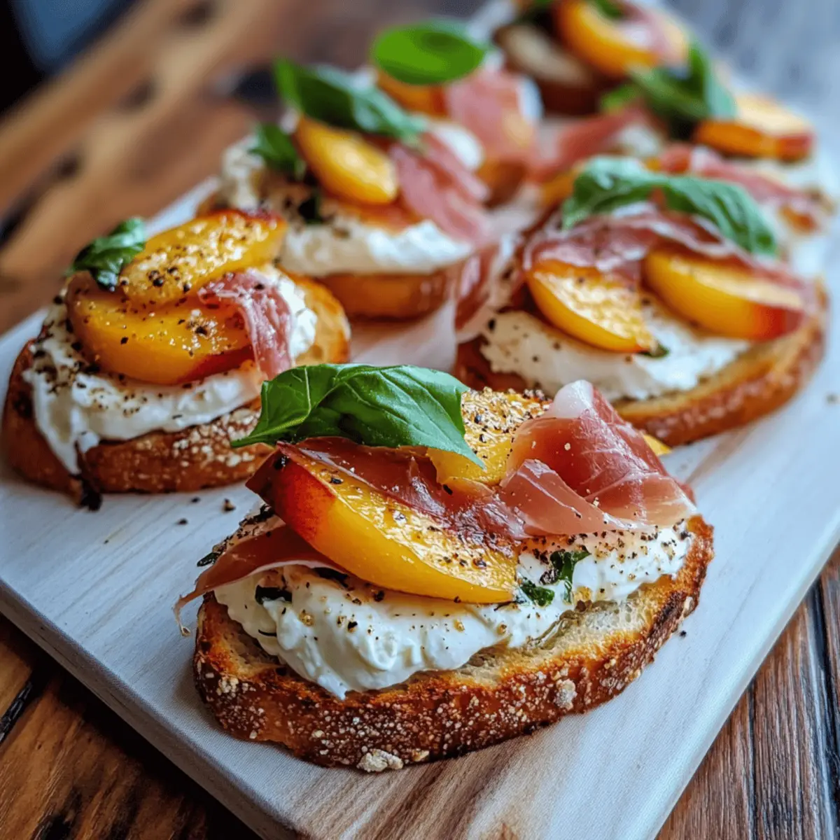 Cheesy Burrata Crostini: A Sweet and Savory Summer Delight