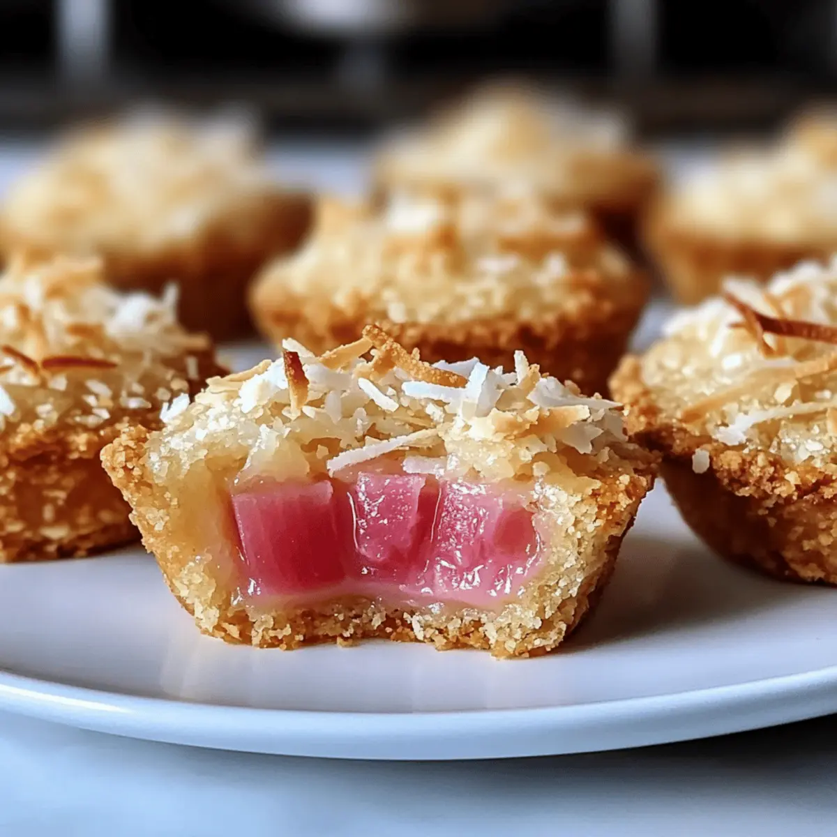 Rhubarb Coconut Macaroon Tarts: A Sweet Spring Delight
