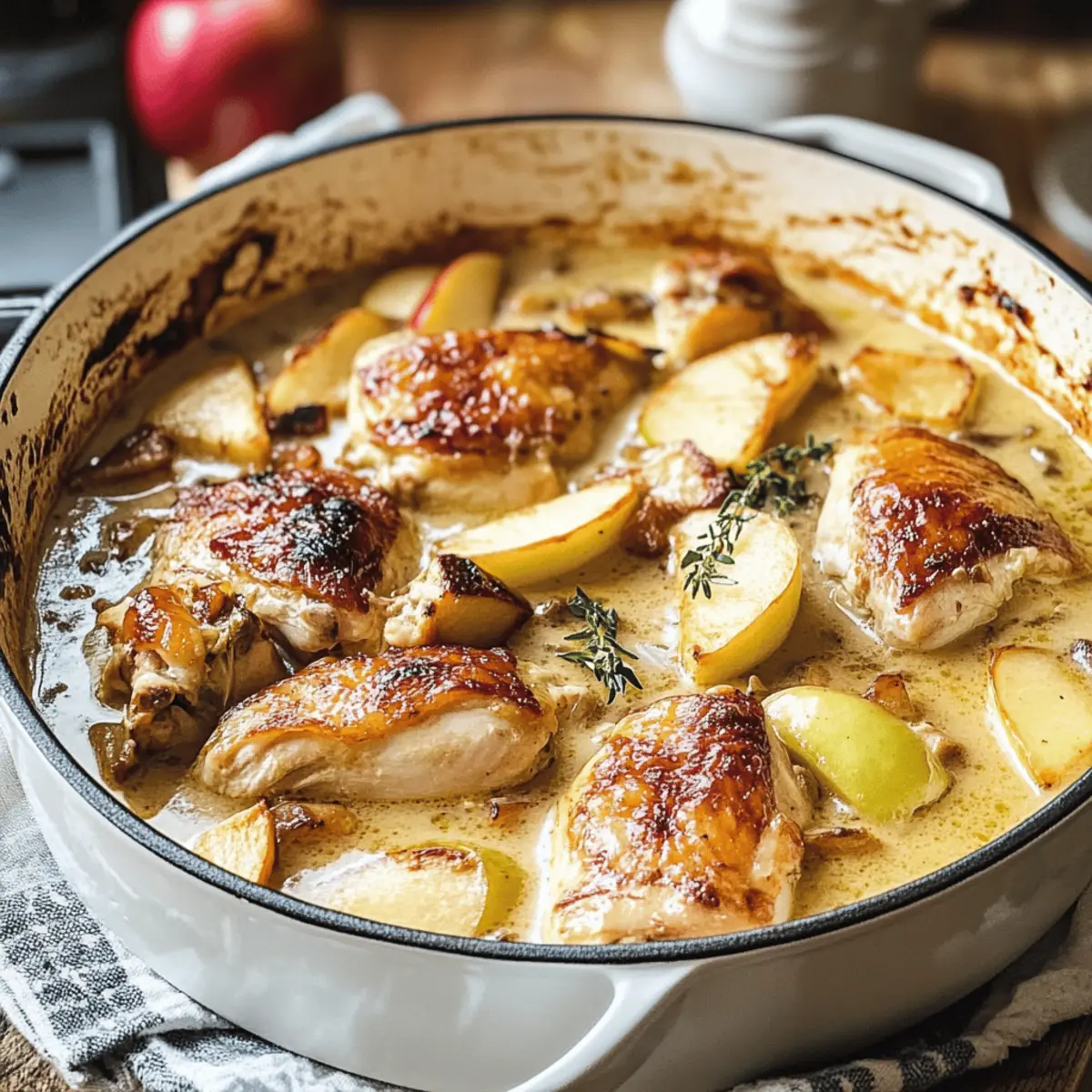 Cozy Up with French Chicken Casserole a la Normande