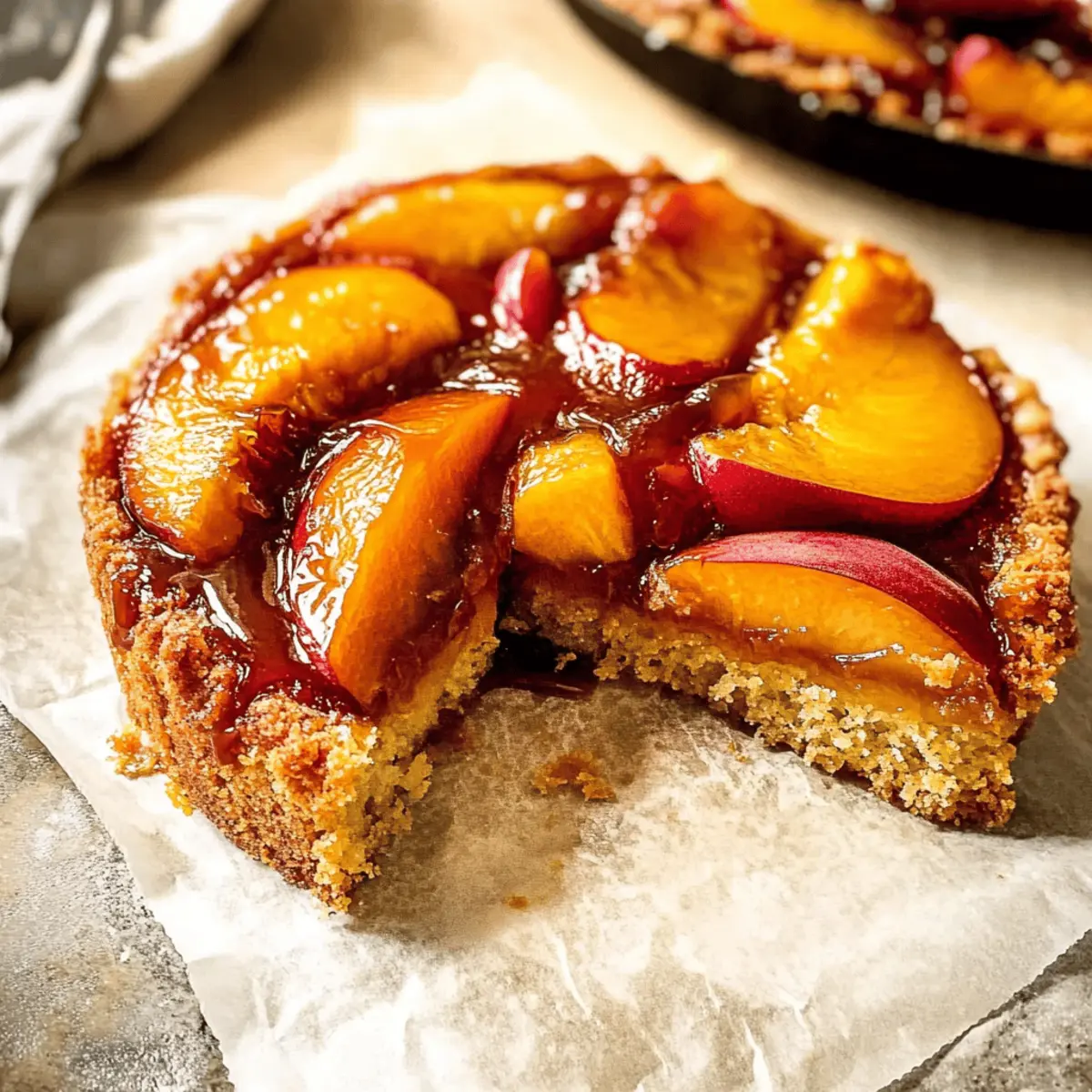 Bourbon Peach Upside Down Cake: A Sweet Summer Delight