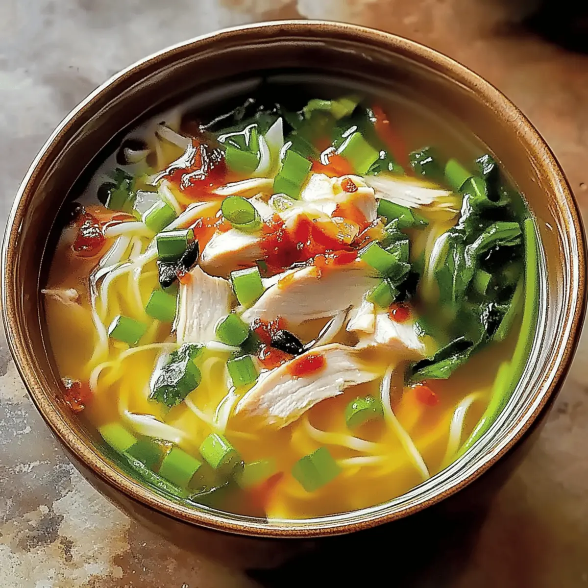 Ginger Garlic Chicken Noodle Soup: A Cozy Bowl of Goodness